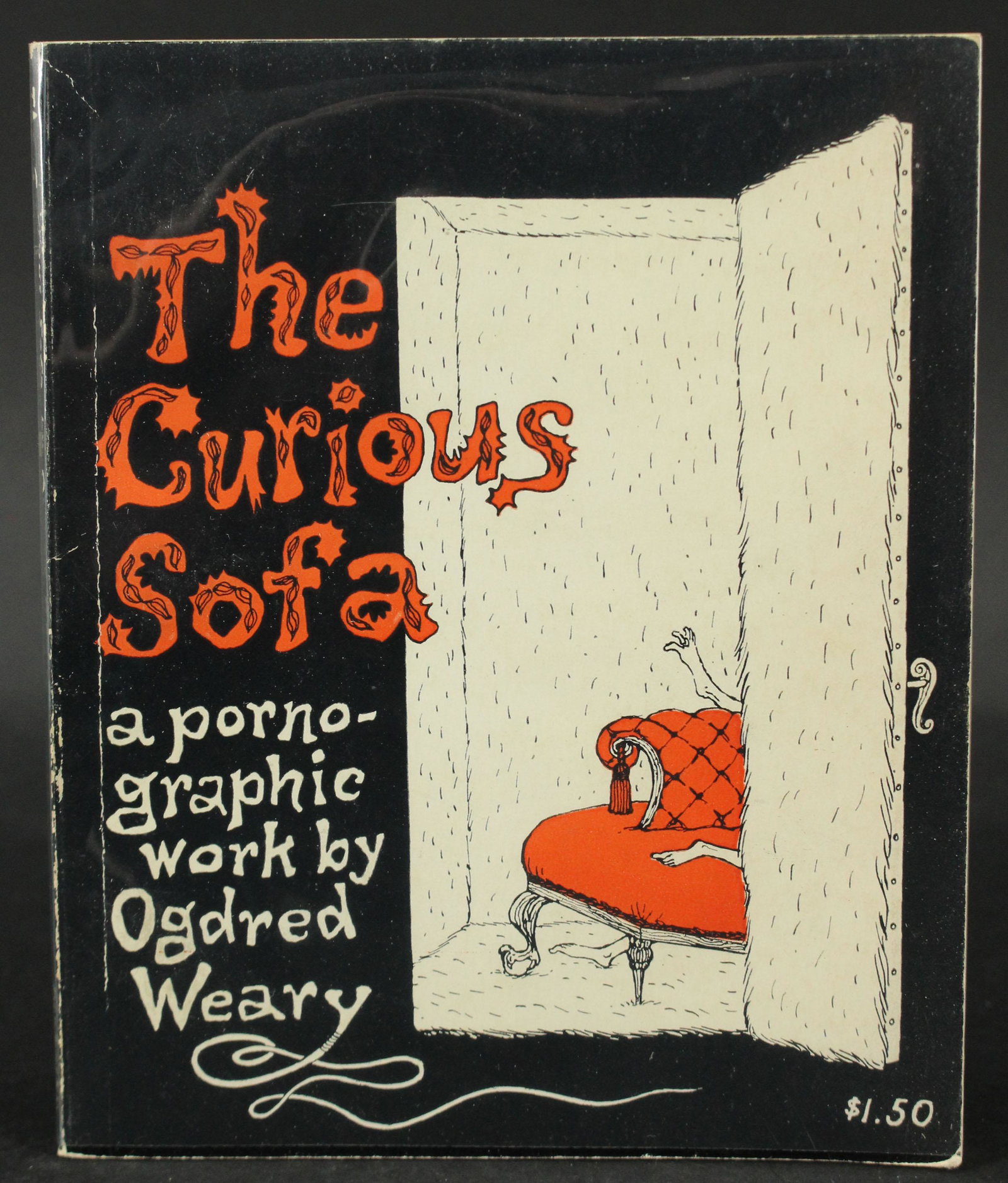 The Curious Sofa, 1961, 83/212 Signed: Edward Gorey, Ogred Weary, The Curious Sofa, 1961, 83/212 Signed. Obelensky. Size: 6.25" H x 5" W x 0.25" D