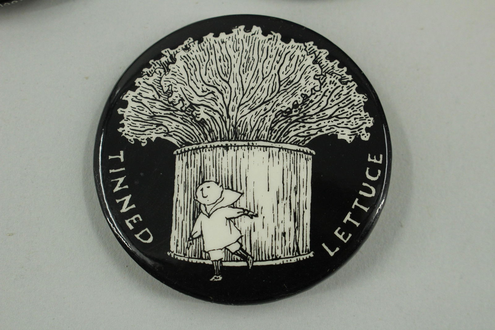 29 Edward Gorey Tinned Lettuce Buttons (1 of 5)