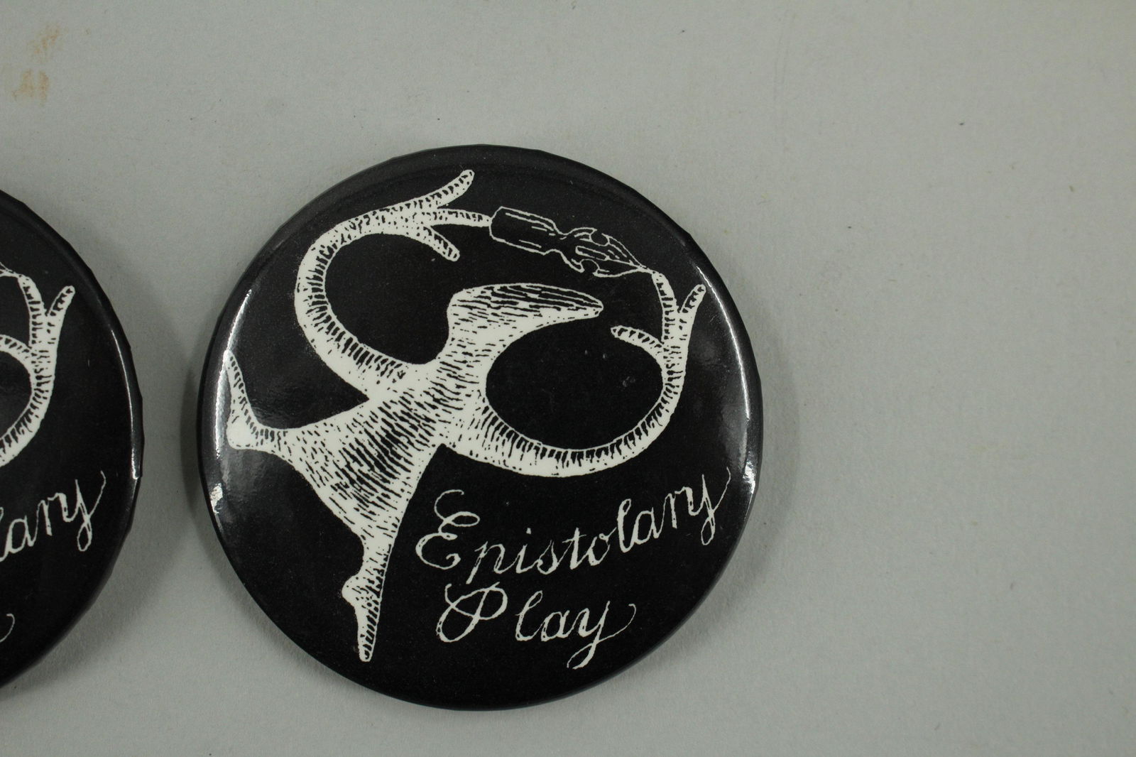 28 Epistolary Play Buttons Illustrated by Gorey (1 of 5)