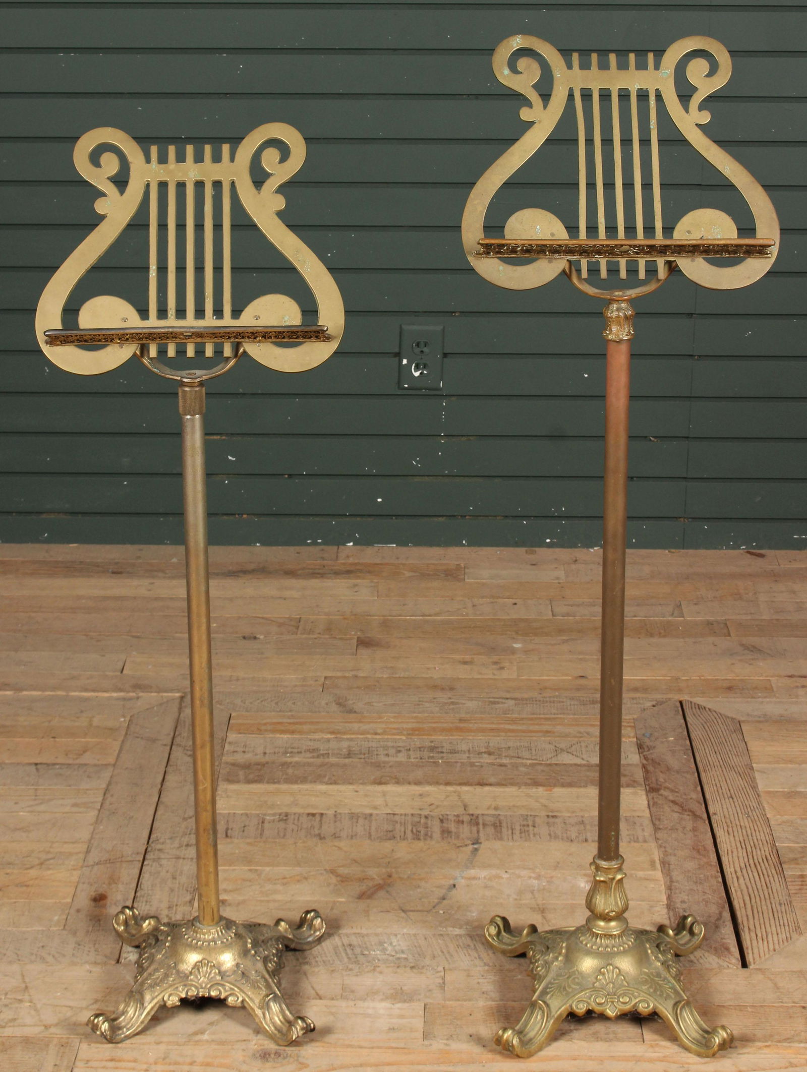 2 Music Stands, Including 1 Marked Coalbrookdale (1 of 8)