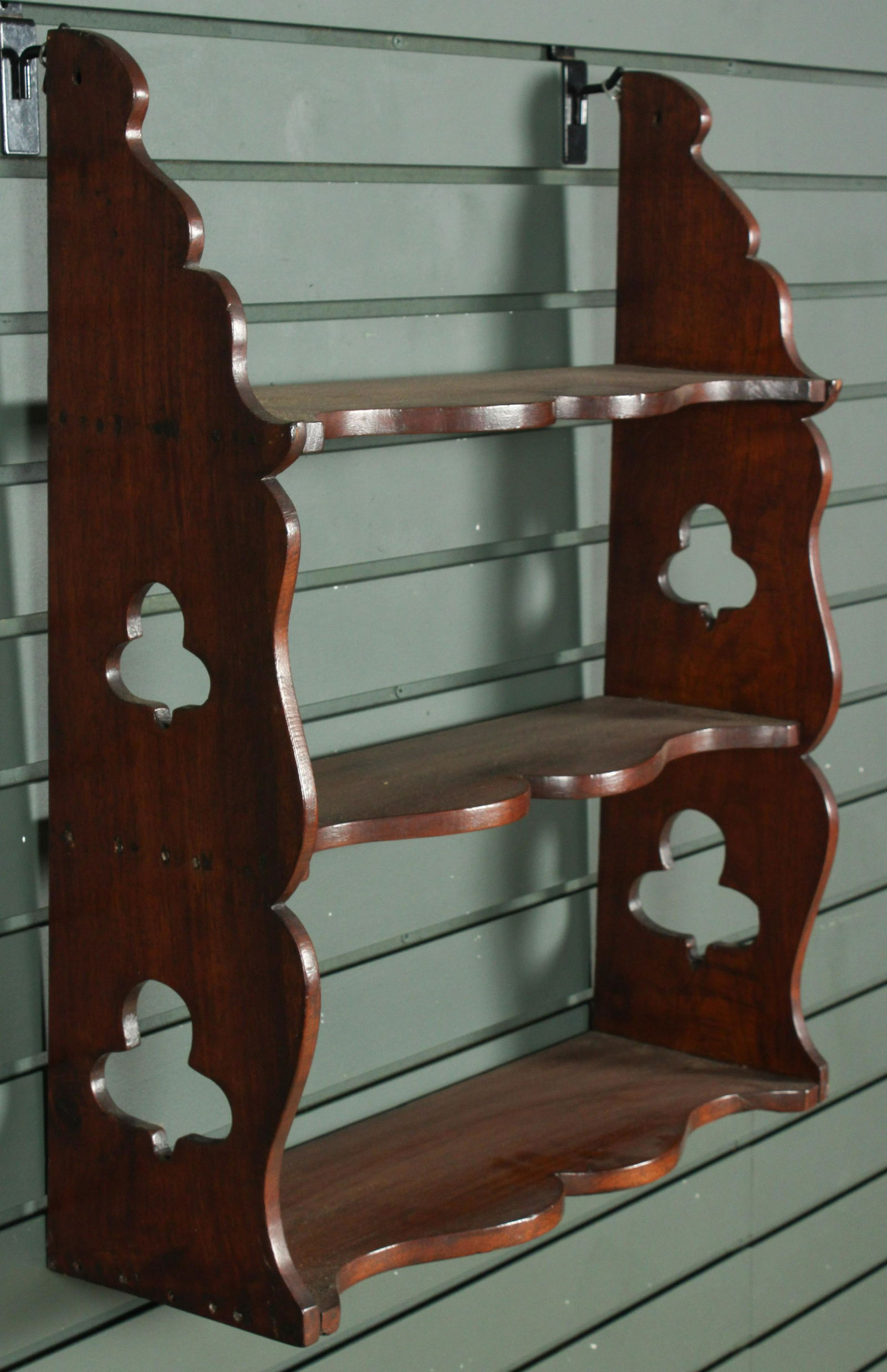 Antique19th C Wall Hung Whatnot Shelf (1 of 5)