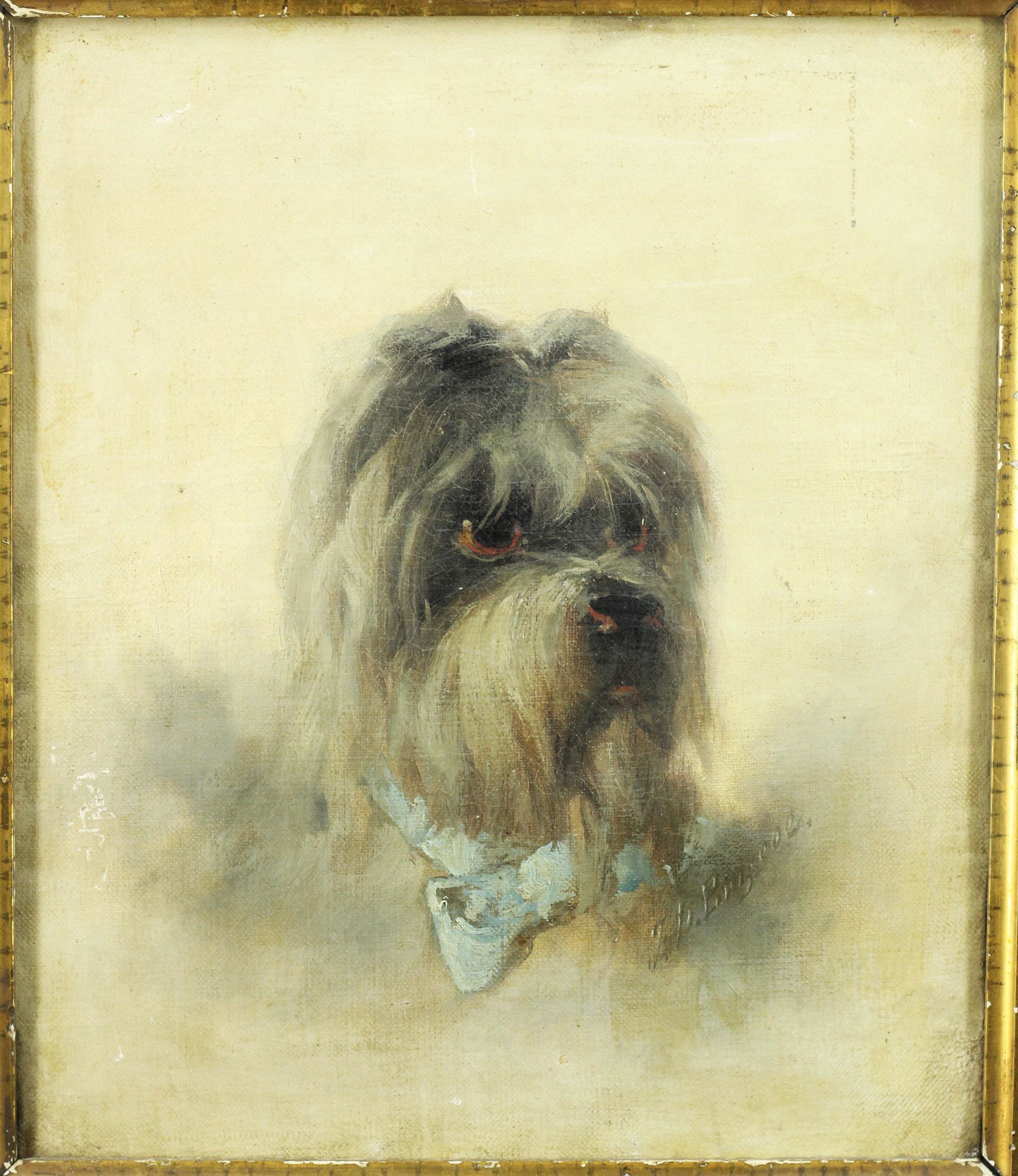 Antique Prized Terrier Dog Painting, Signed (1 of 6)
