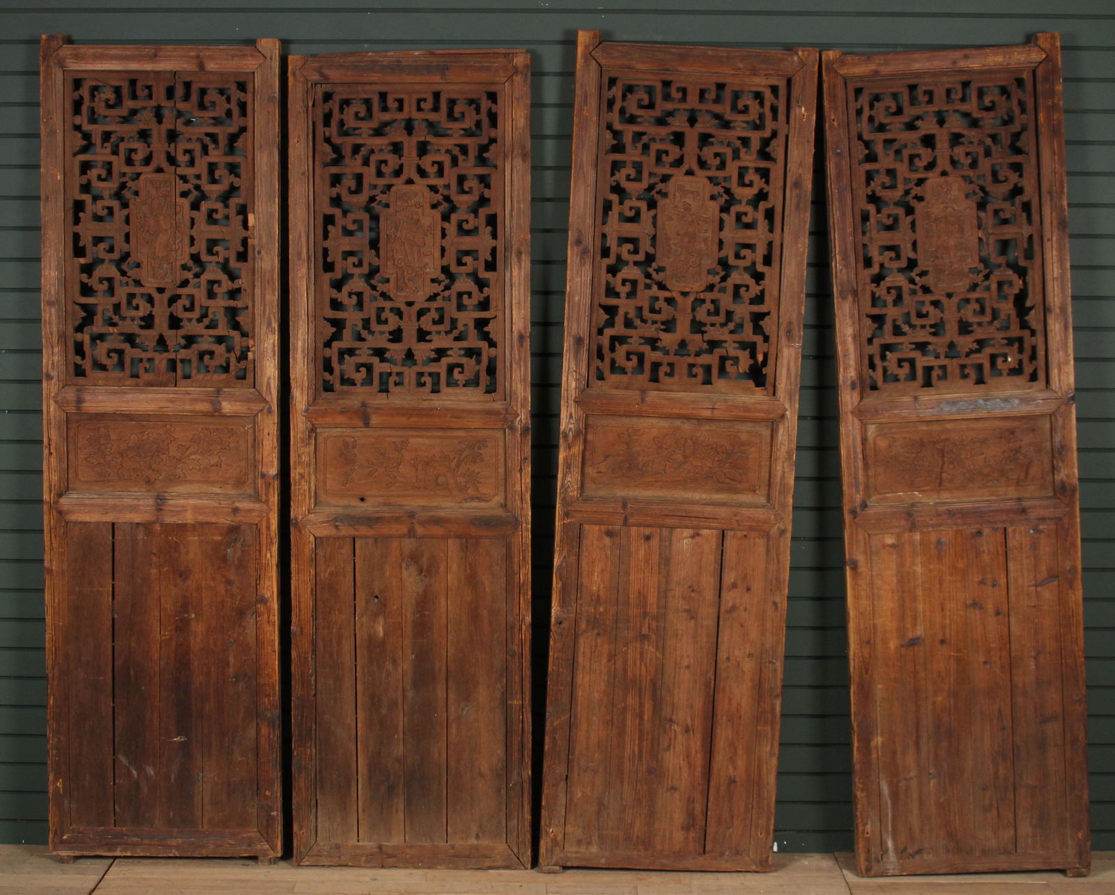 4 Chinese Screen Panels (1 of 7)