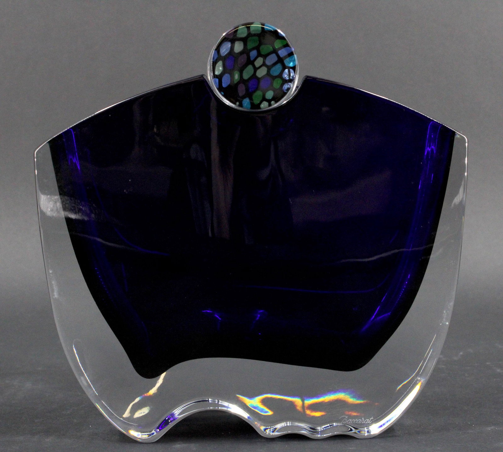 Thomas Bastide for Baccarat Oceanie Cobalt Vase (1 of 10)