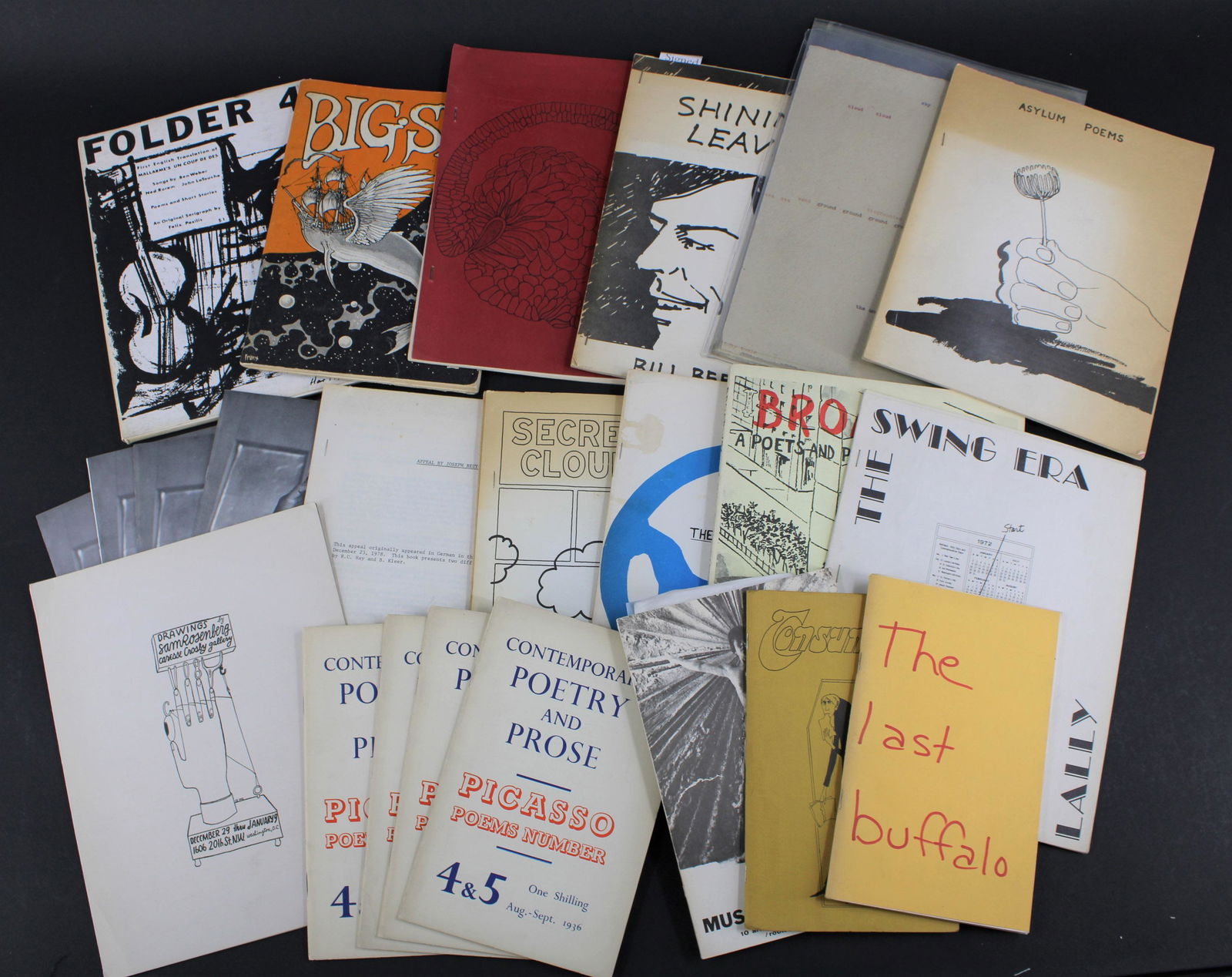 22 Poetry Zines, Journals & Misc. 1 signed (1 of 6)