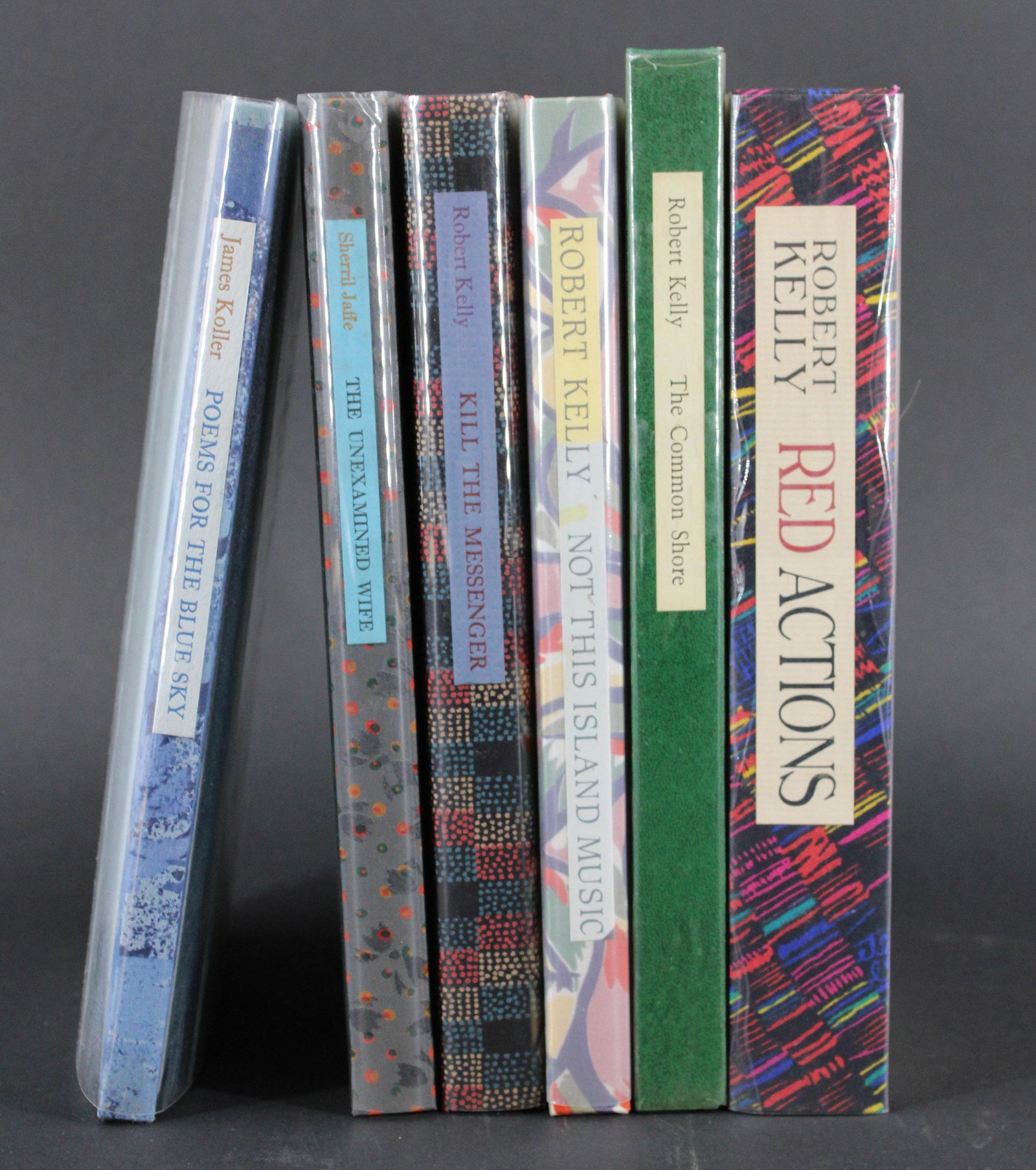 Six Black Sparrow Books, with Art or Holographic (1 of 10)