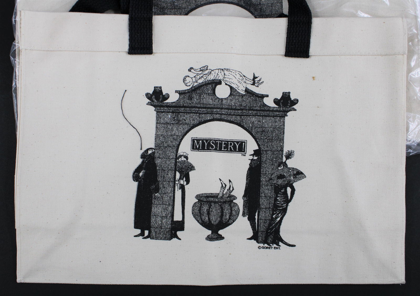 5 NOS Edward Gorey Mystery! Totes, PBS Gift (1 of 4)