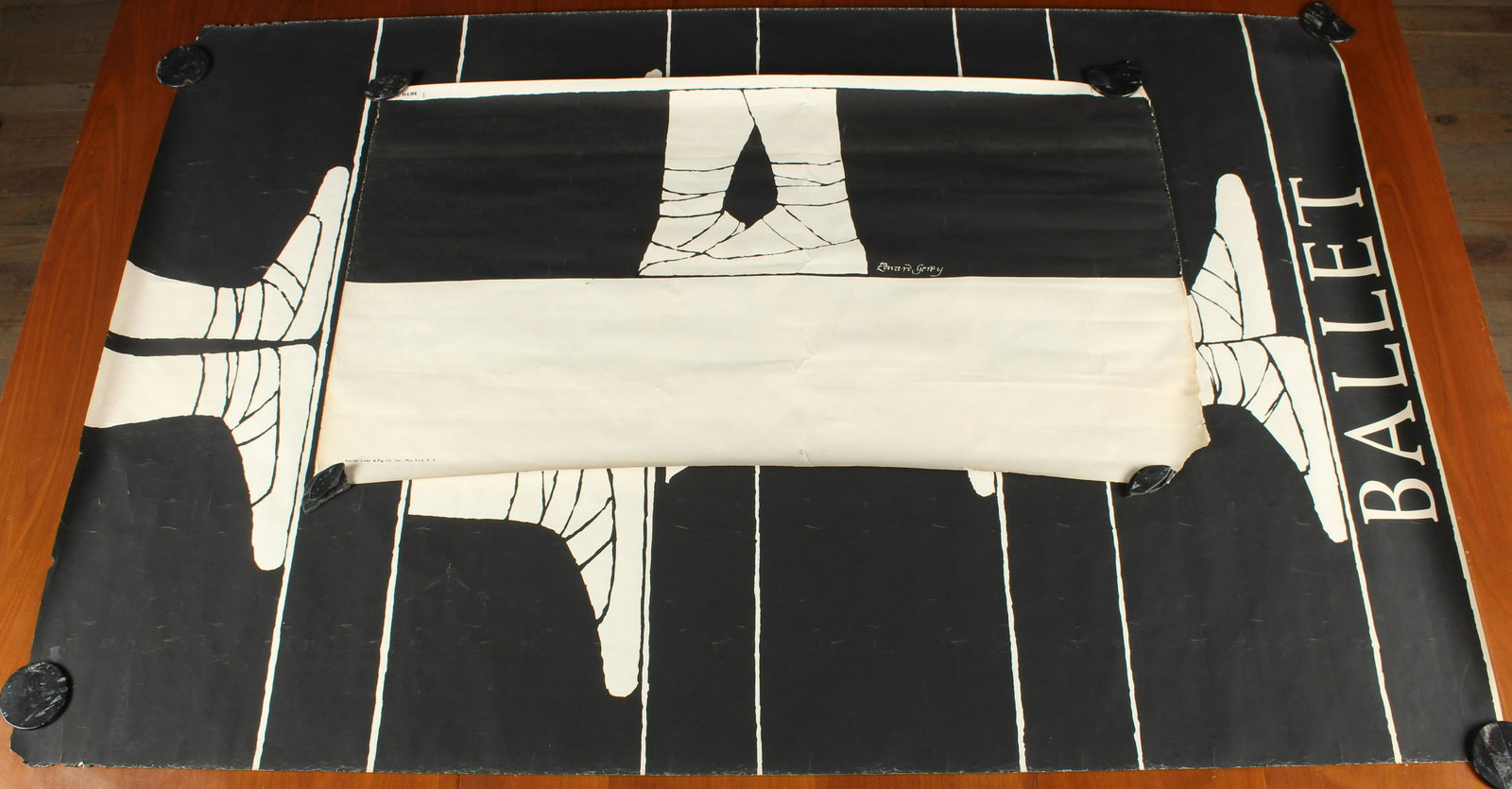 Edward Gorey, Full Length New York Ballet Poster (1 of 7)