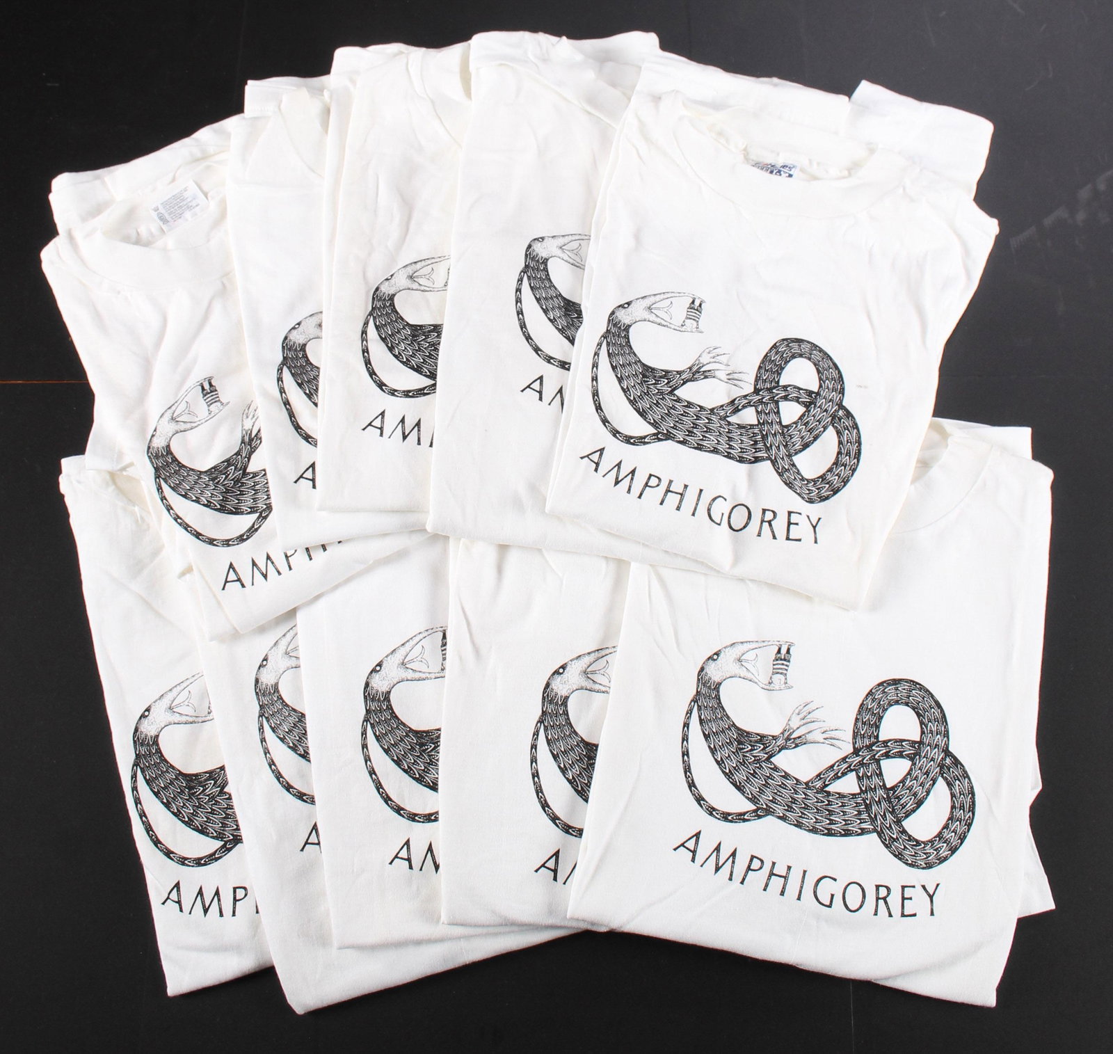 10 Vintage Edward Gorey Amphigorey T-Shirts: 10 Vintage Edward Gorey Amphigorey T-Shirts. Size: Adult L.
