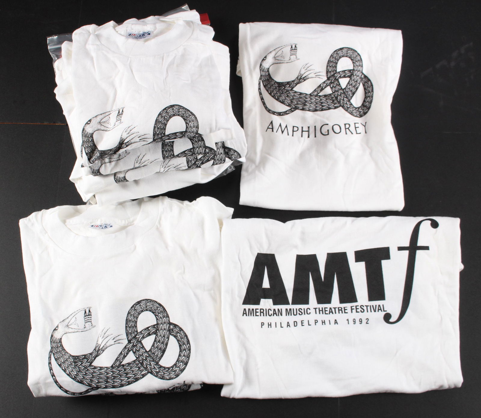 10 Vintage Edward Gorey Amphigorey T-shirts, 1992 (1 of 3)