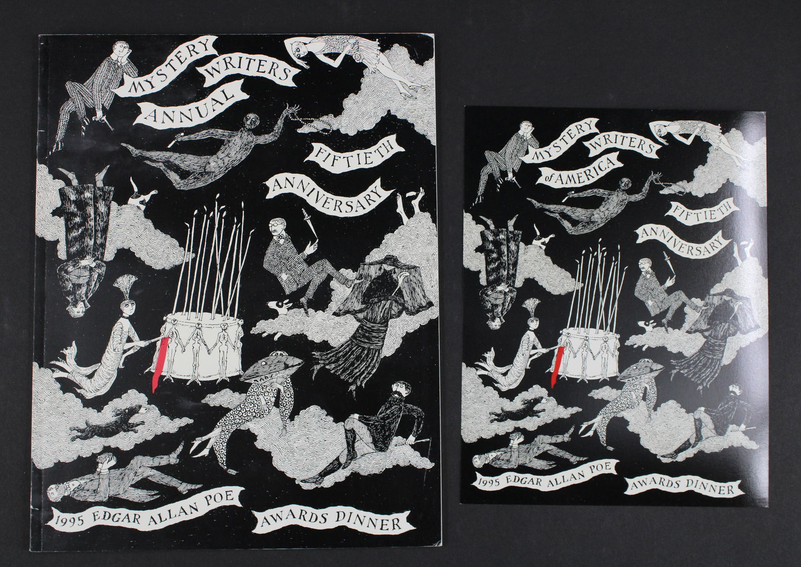 1995 Edgar Allan Poe Awards Dinner Program/Invite (1 of 4)