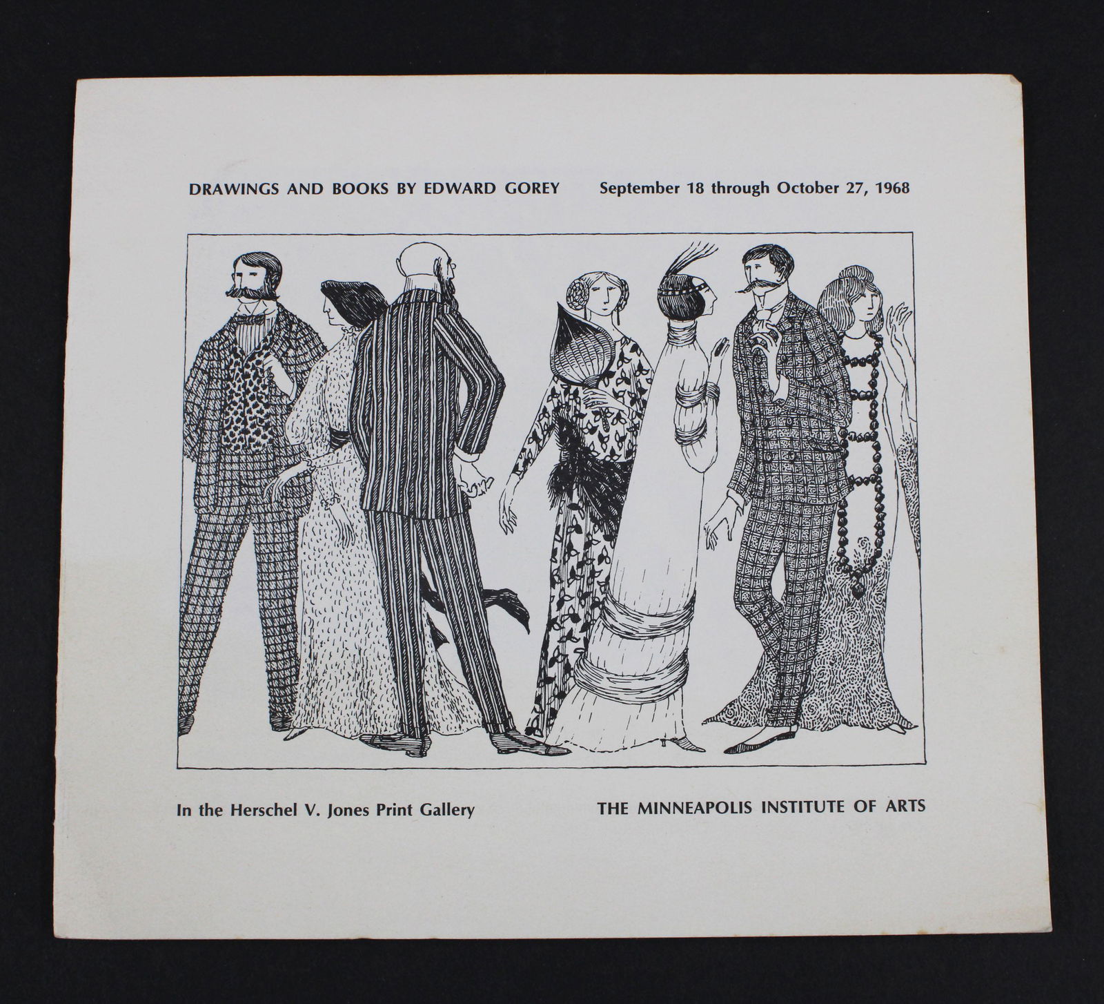 1968 Edward Gorey Exhibition Booklet (1 of 5)