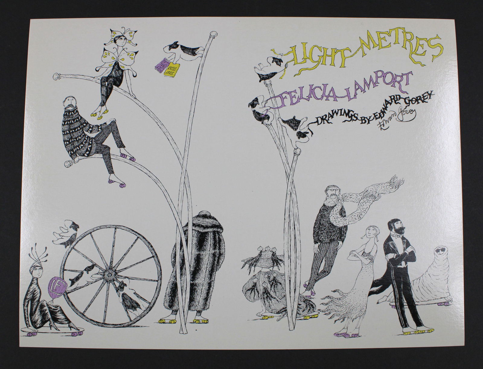 Signed Edward Gorey Light Metres Promo Card (1 of 3)