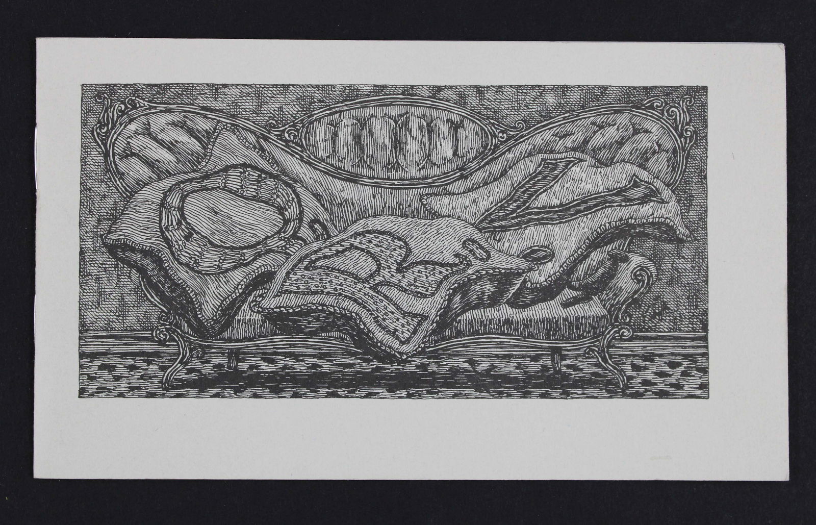 Edward Gorey, The Fraught Settee, Signed 1/500 (1 of 5)