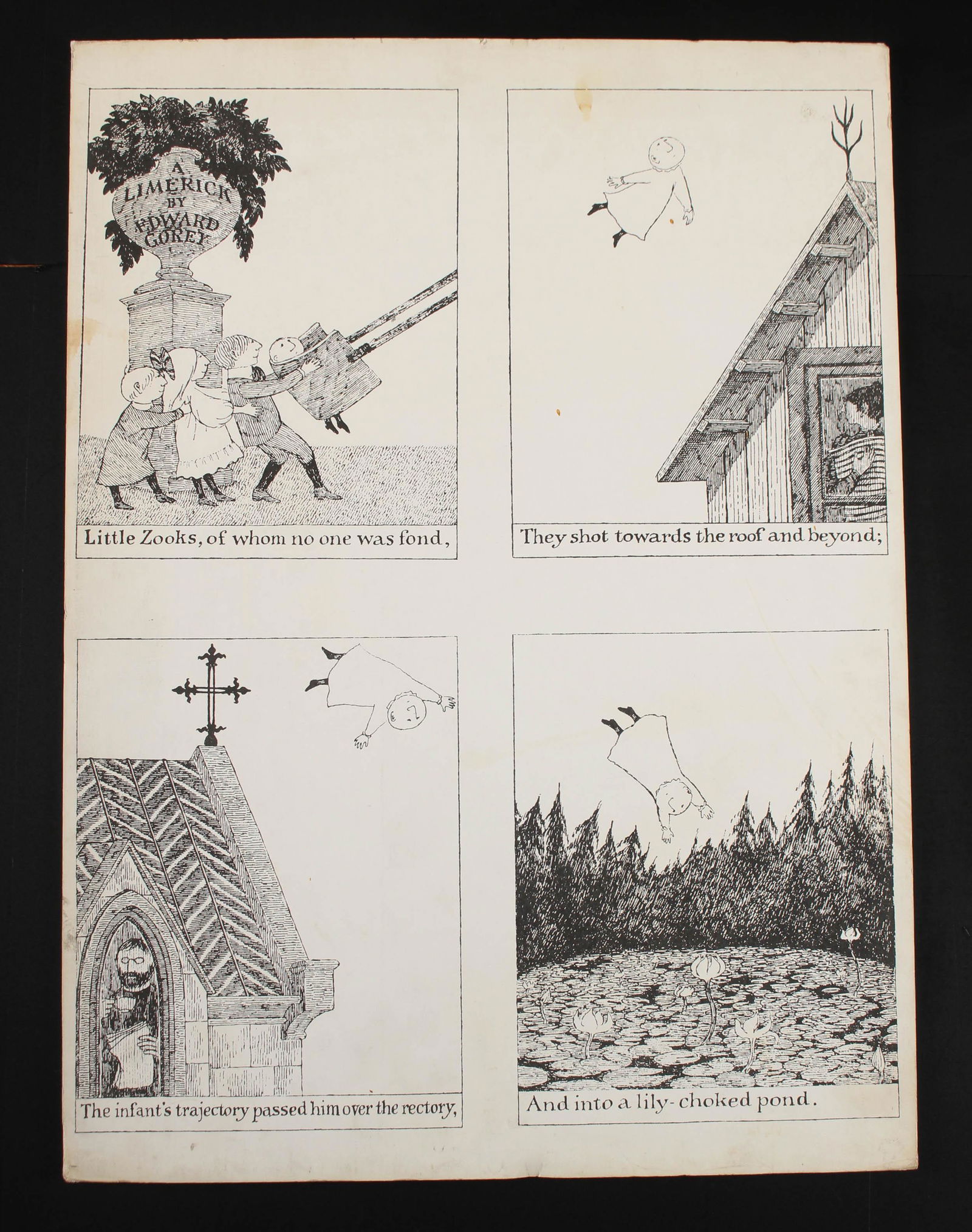 A Limerick By Edward Gorey Poster (1 of 7)