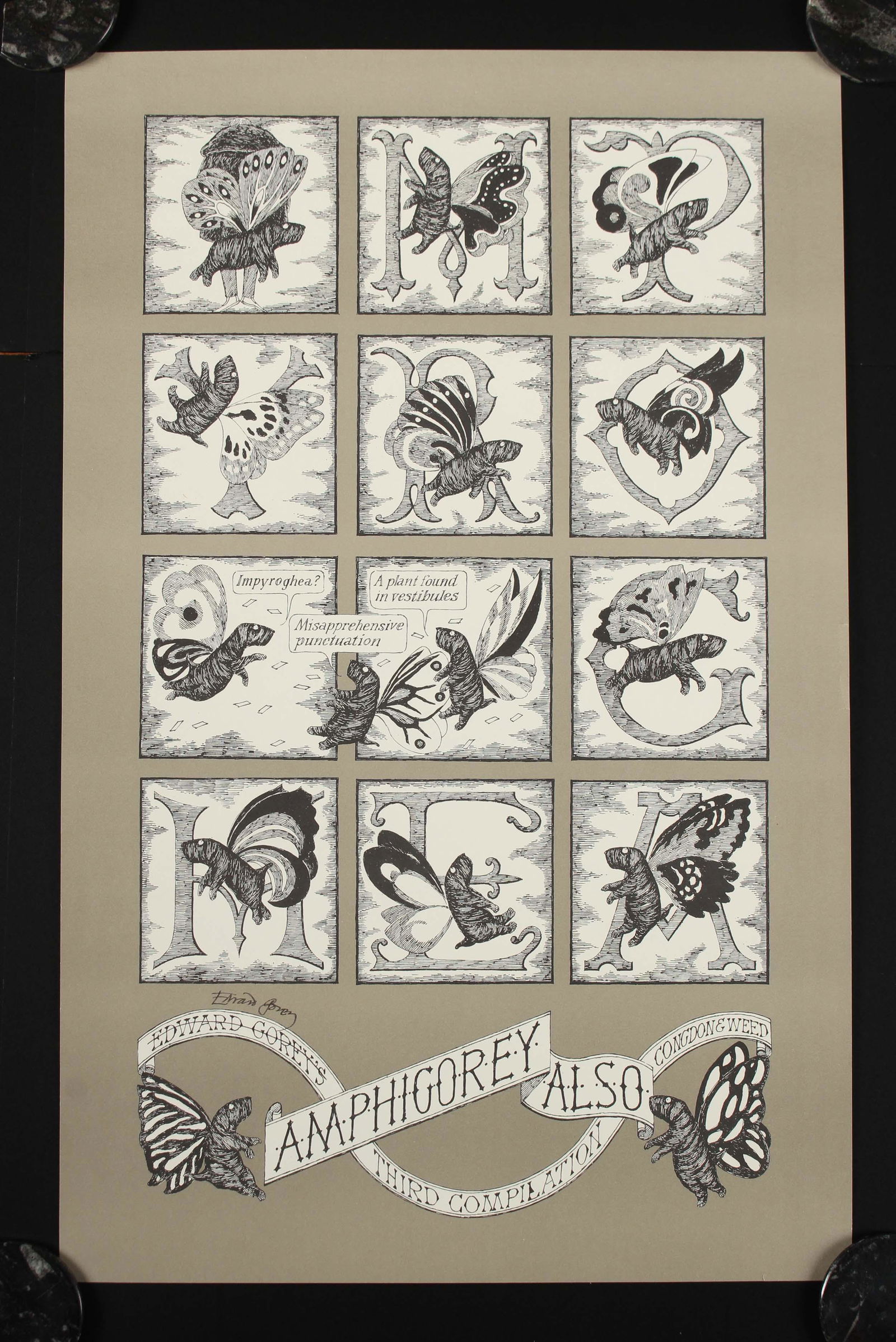 Signed Amphigorey Also Promotional Poster (1 of 5)