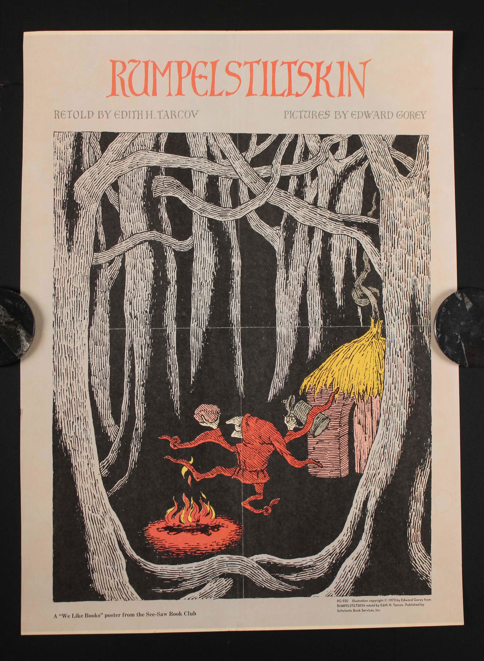 Edward Gorey, Scholastic, Rumpelstiltskin Poster (1 of 9)