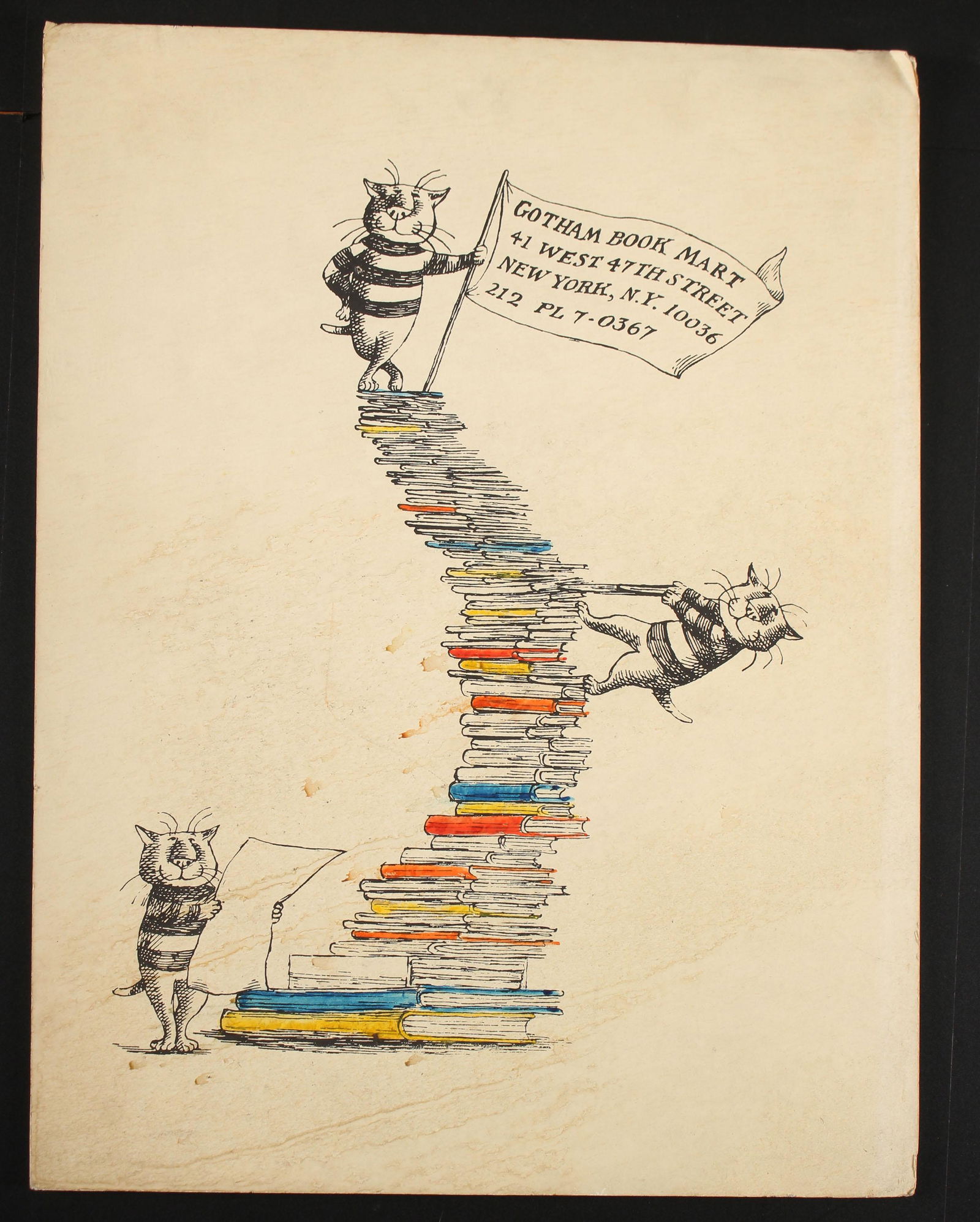 Edward Gorey, Gotham Book Mart, Stack Cats Poster (1 of 5)