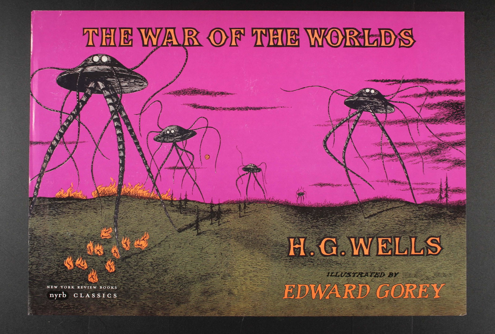 Edward Gorey Illustrated War of The Worlds Poster: Edward Gorey Illustrated War of The Worlds Poster. Promotional poster for the book by HG Wells. Size: 17" x 24"