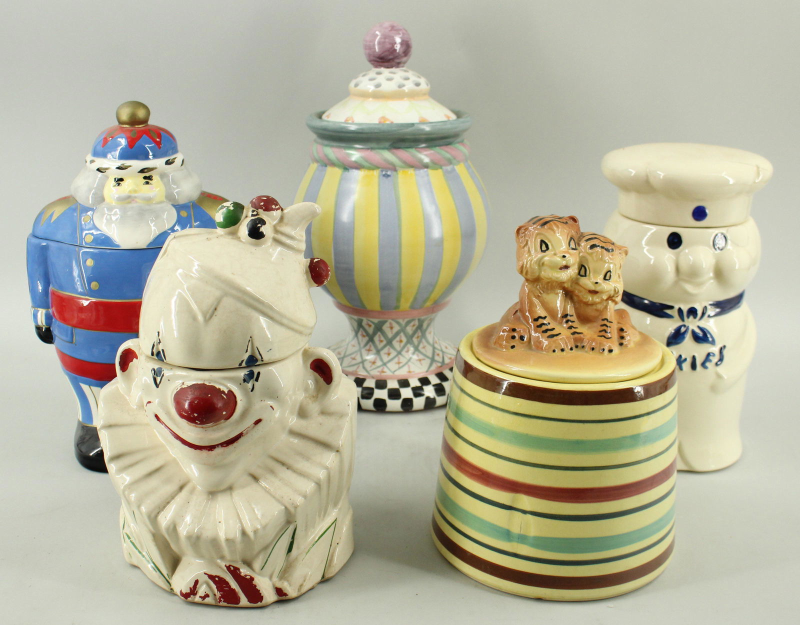 Group of 5 Vintage Cookie Jars (1 of 6)
