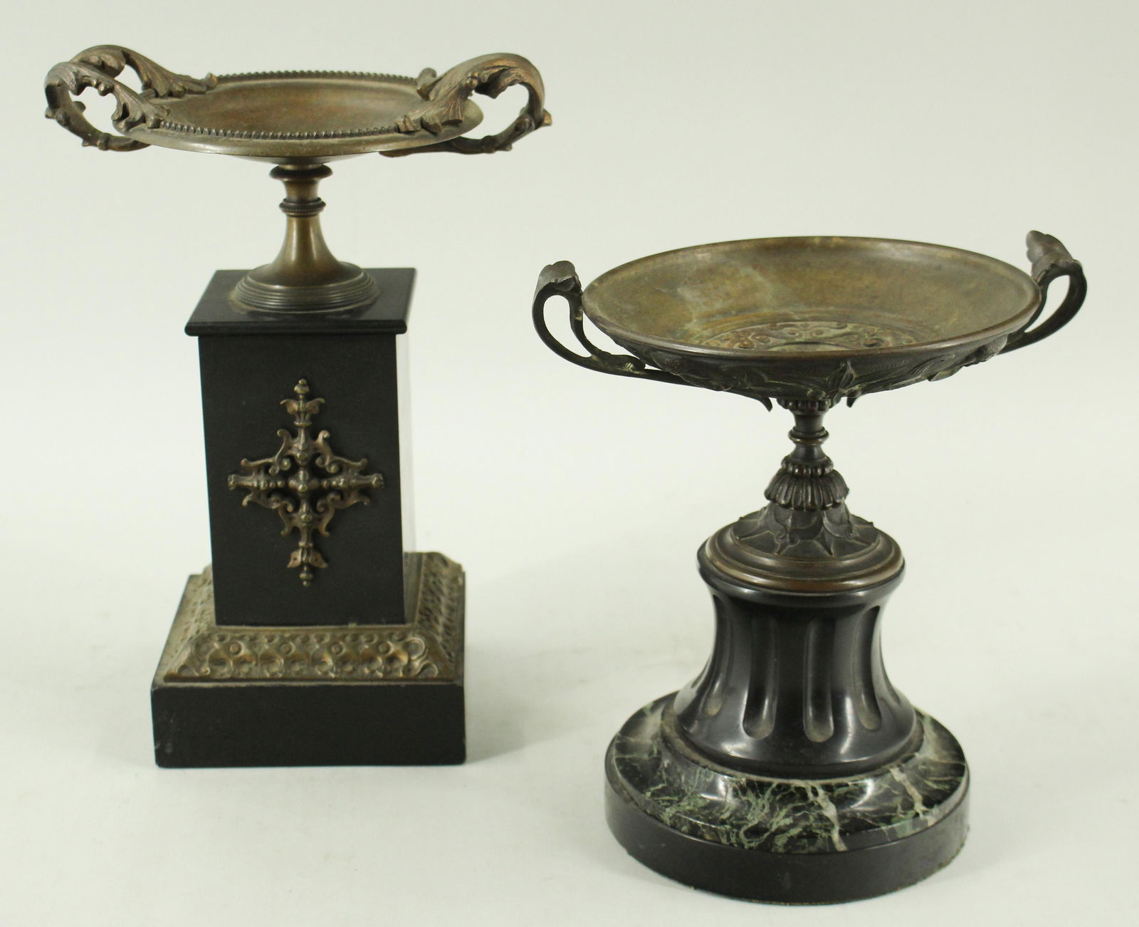2 Continental Bronze and Marble Tazzas (1 of 6)