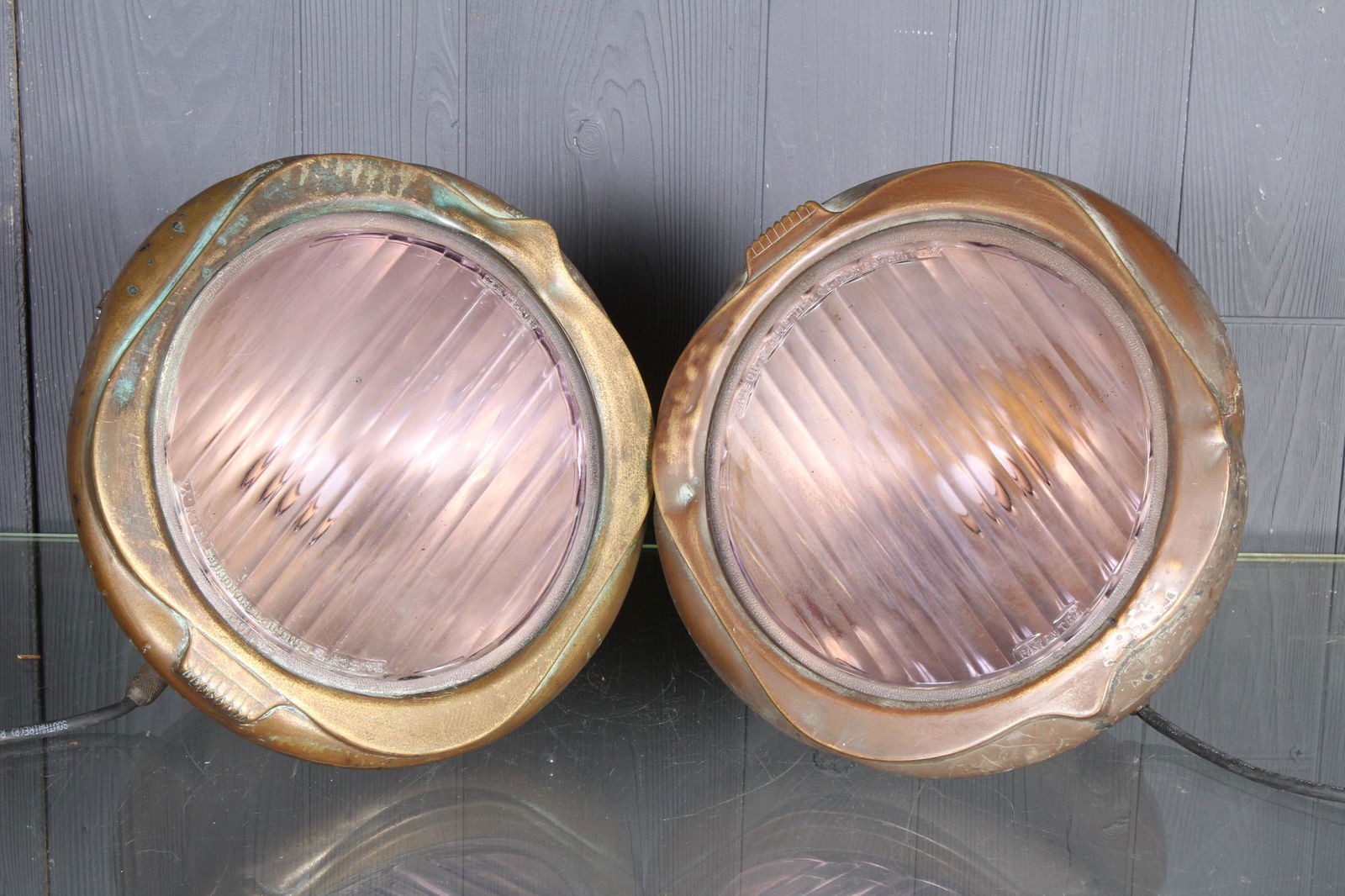 Antique Brass Era Automotive Headlights (1 of 4)