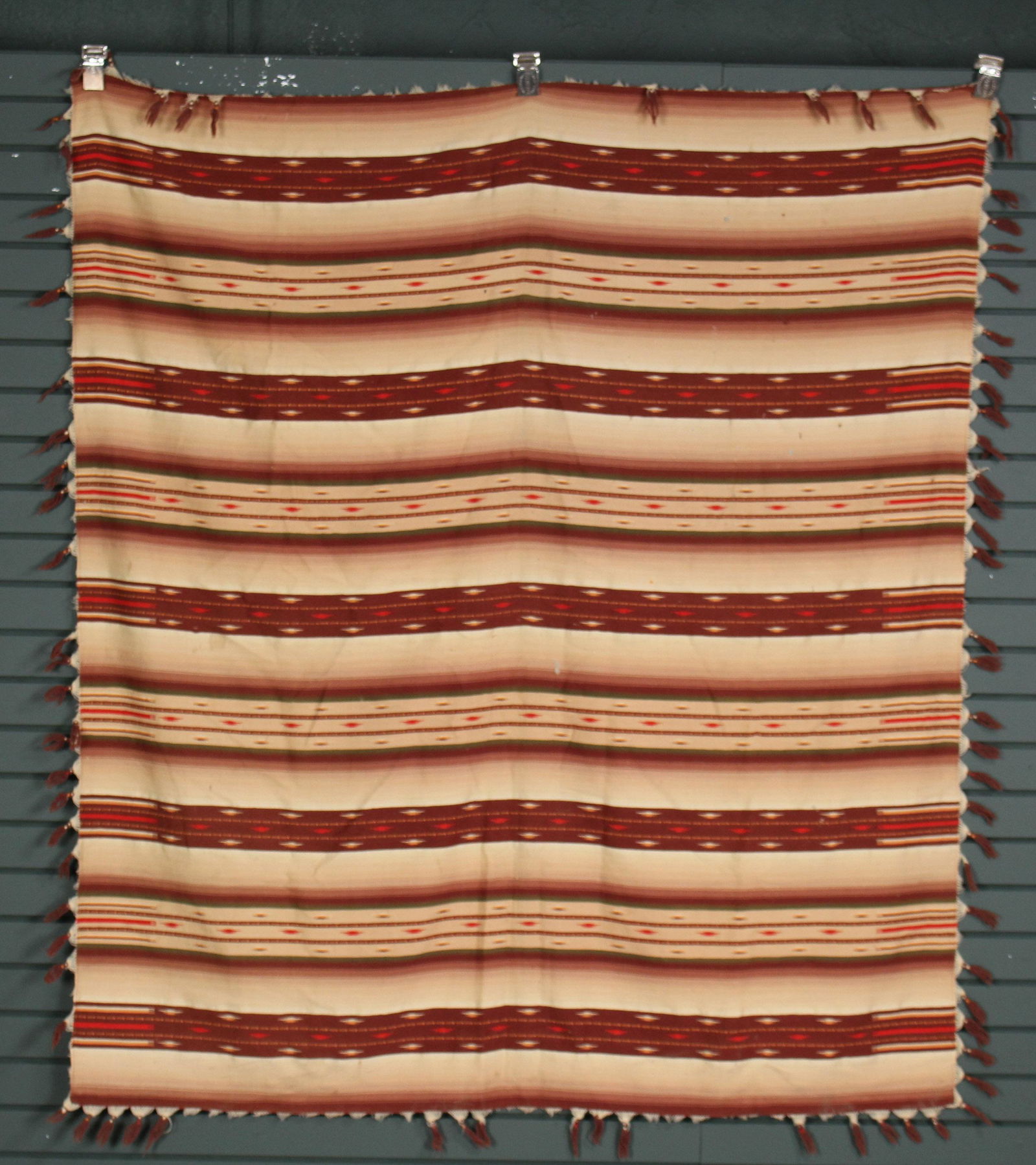 Vintage Possibly Mexican Chimayo Woven Wearing (1 of 6)