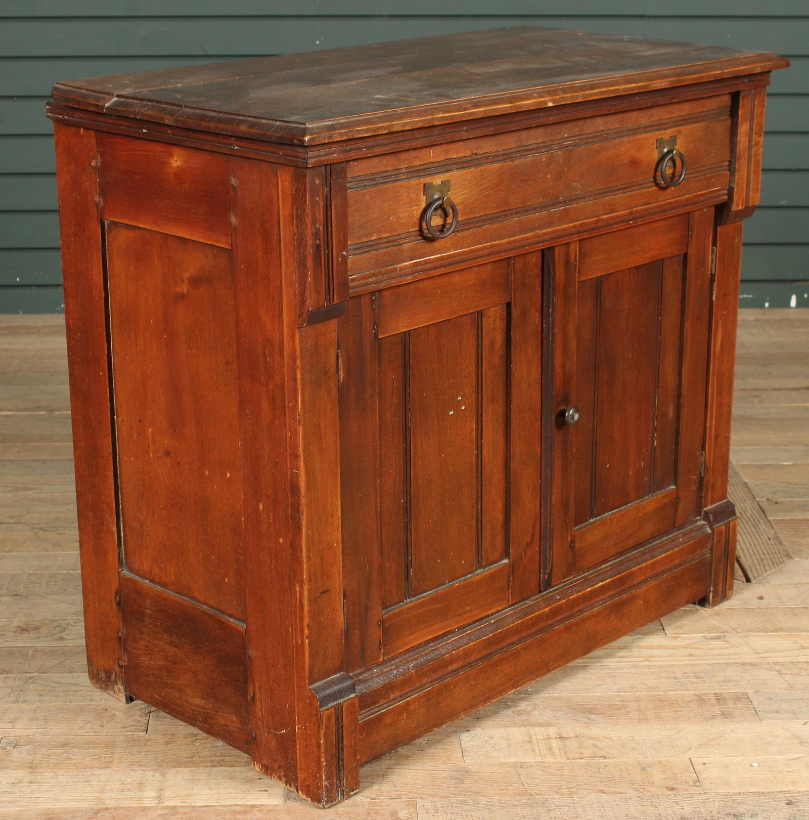 Antique Victorian Cupboard Stand: Antique Victorian Cupboard Stand. Size: 28" H x 31" W x 17" D