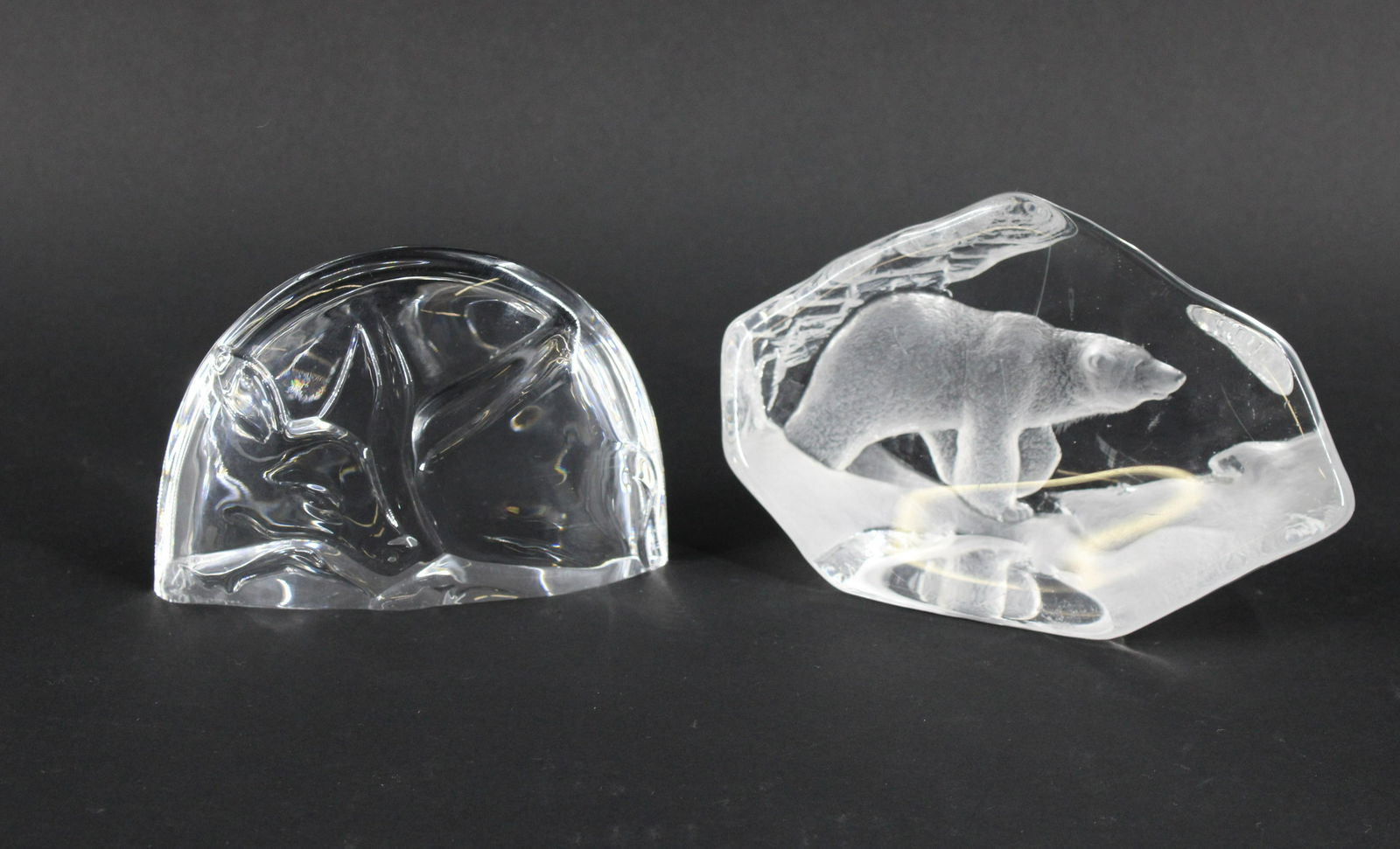 Polar Bear and Deer, Steuben Paperweights (1 of 8)