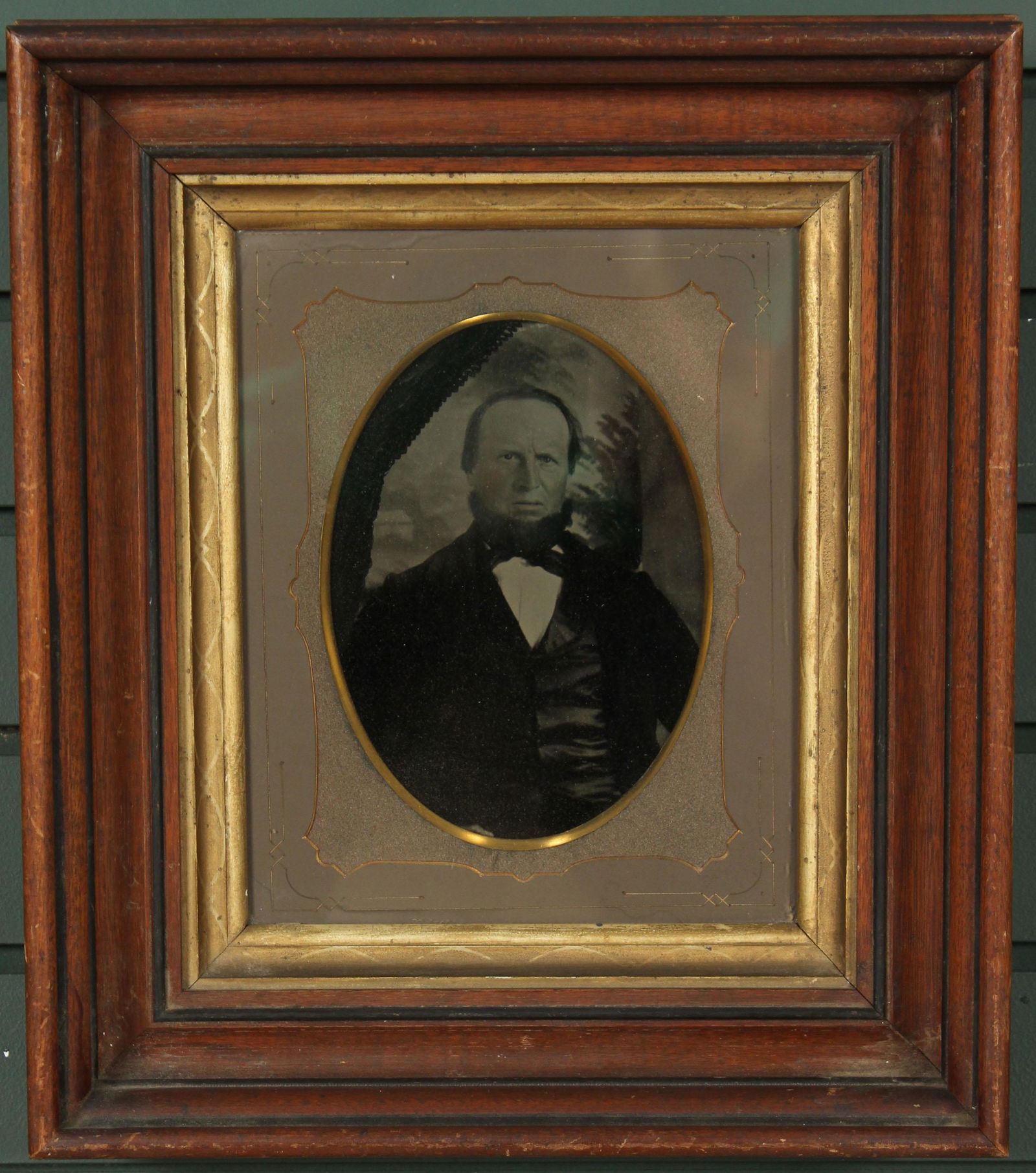 Embellished Antique Portrait Tintype Photo (1 of 4)