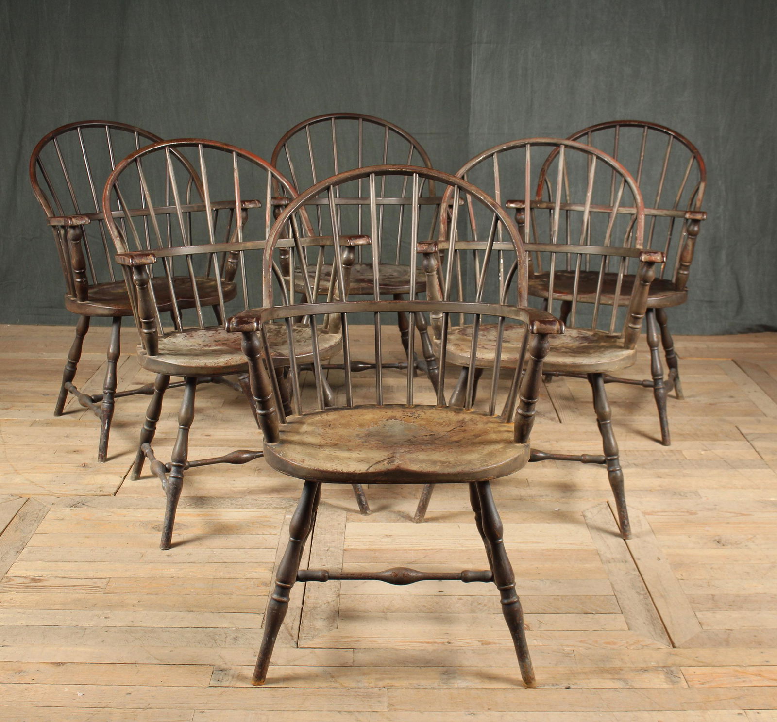 6 Increasingly Rare Simmons Metal Windsor Chairs (1 of 11)