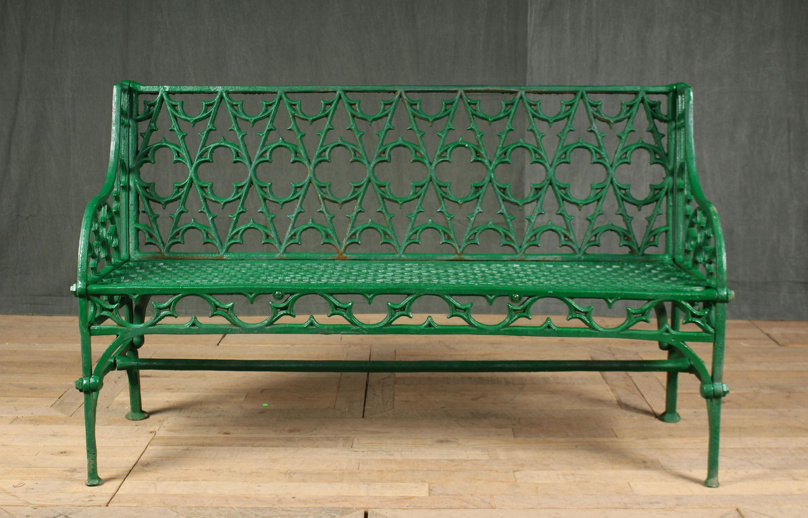 Gothic Style Cast Iron Garden Bench (1 of 8)