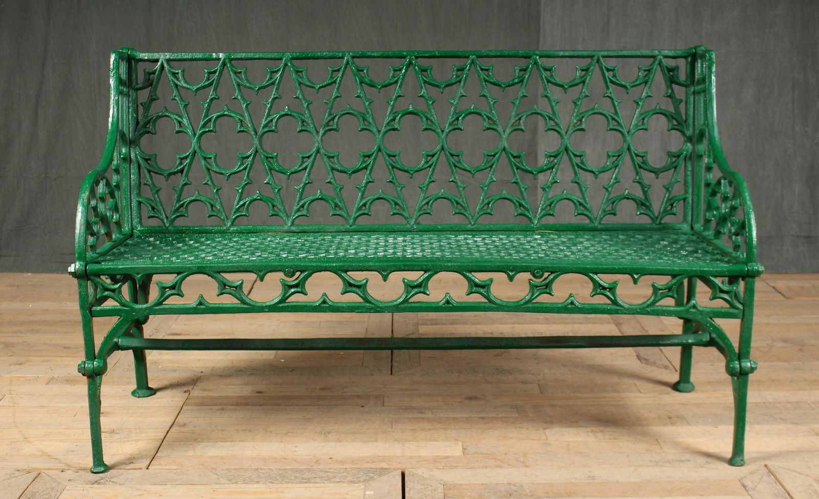 Gothic Style Cast Iron Garden Bench (1 of 9)