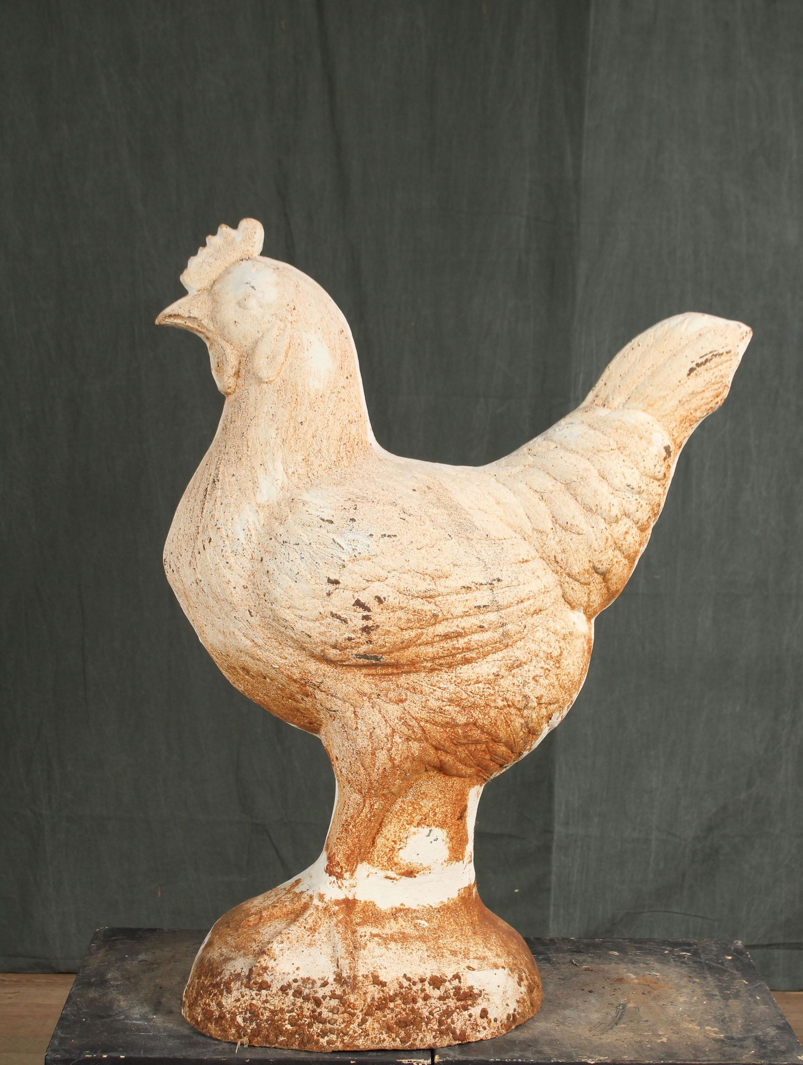 Goliath Scale Cast Iron Garden Rooster (1 of 8)
