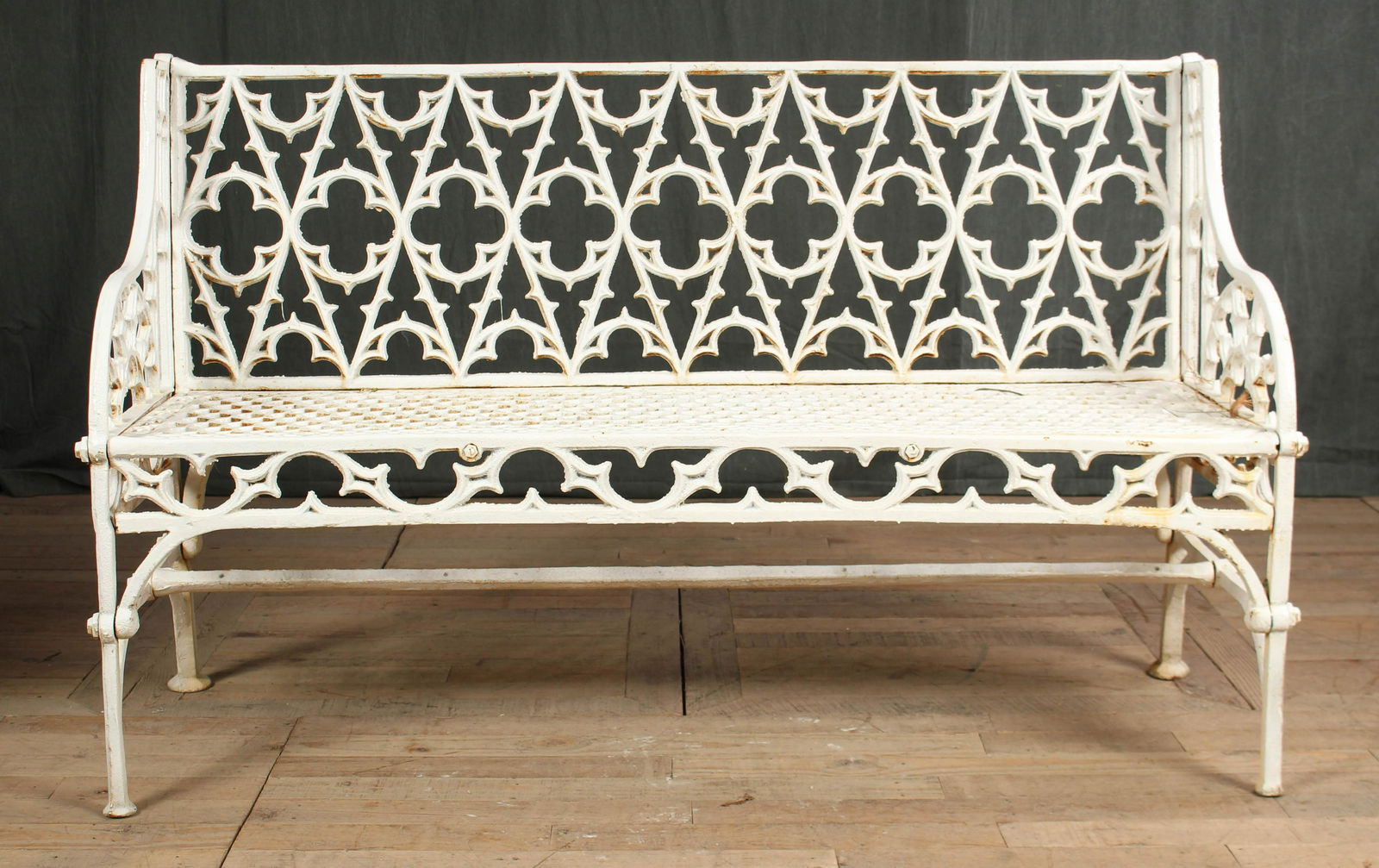 Gothic Style Cast Iron Garden Bench (1 of 6)