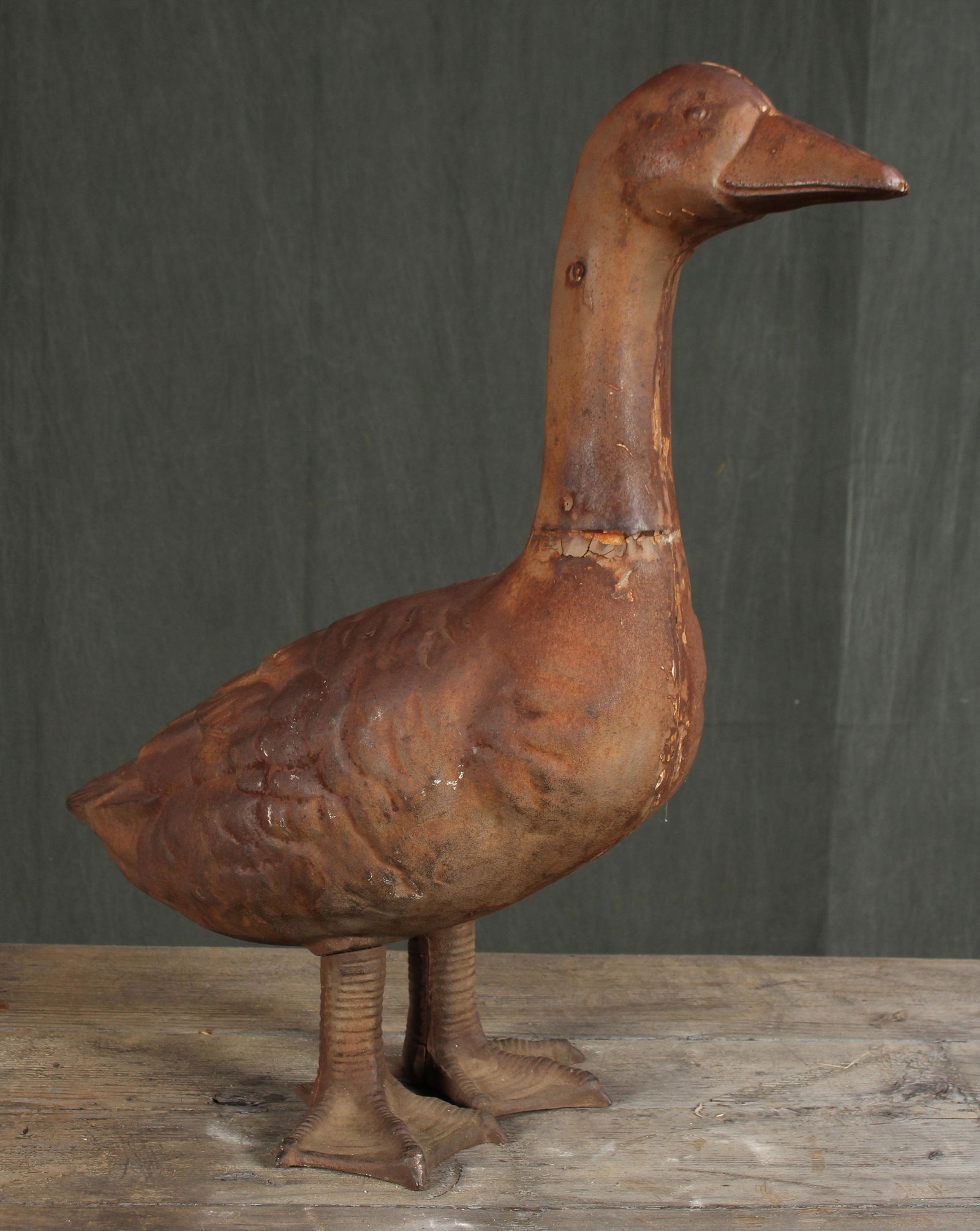 Whimsical Cast Iron Duck Garden Ornament (1 of 8)