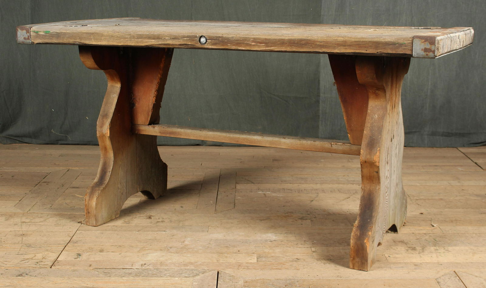 Nautical Theme Plank Top Country Table (1 of 9)