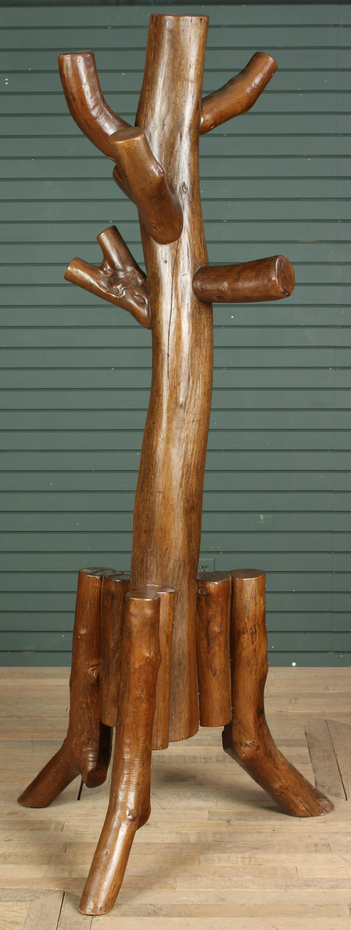Lodge Decor- Naturalistic Timber Coat Rack (1 of 6)