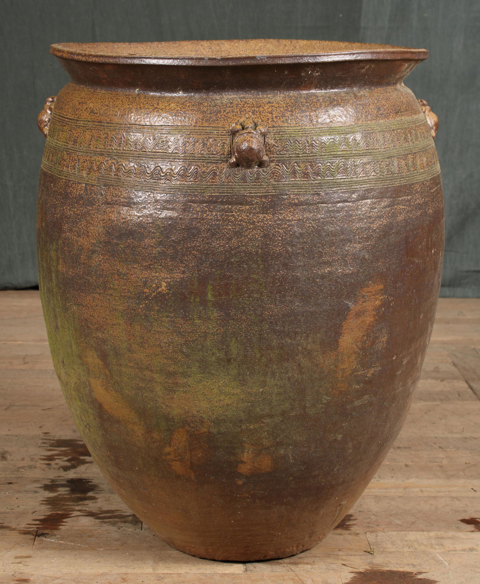 Asian Earthenware Vessel (1 of 6)