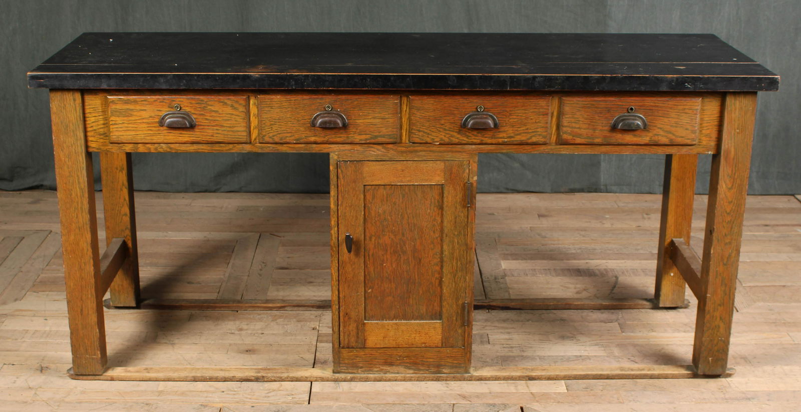 Vintage Classroom Laboratory Table (1 of 10)