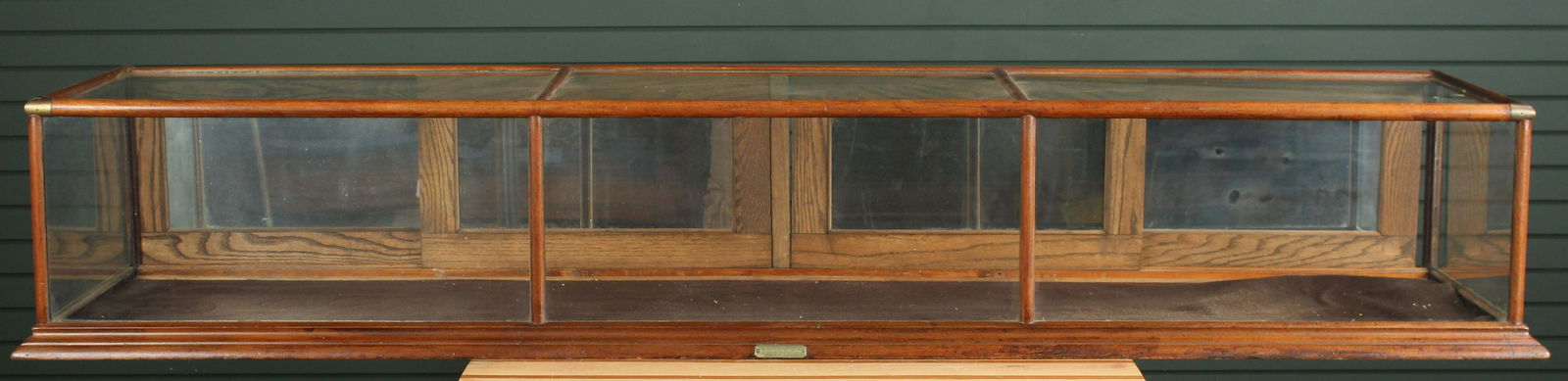 Labeled Richard Saver & Co. Antique Oak Showcase (1 of 9)