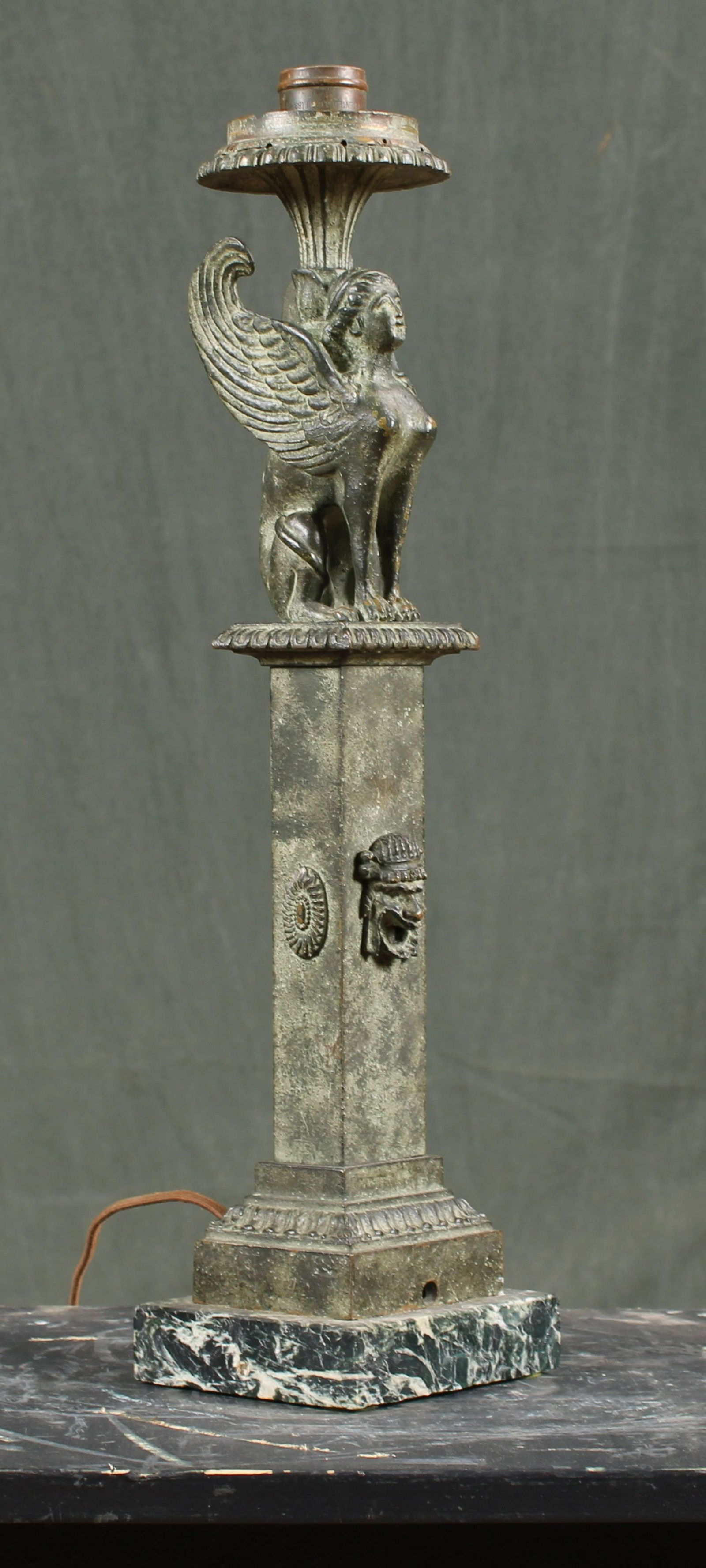 Bronze Neoclassical Grand Tour Style Lamp (1 of 4)