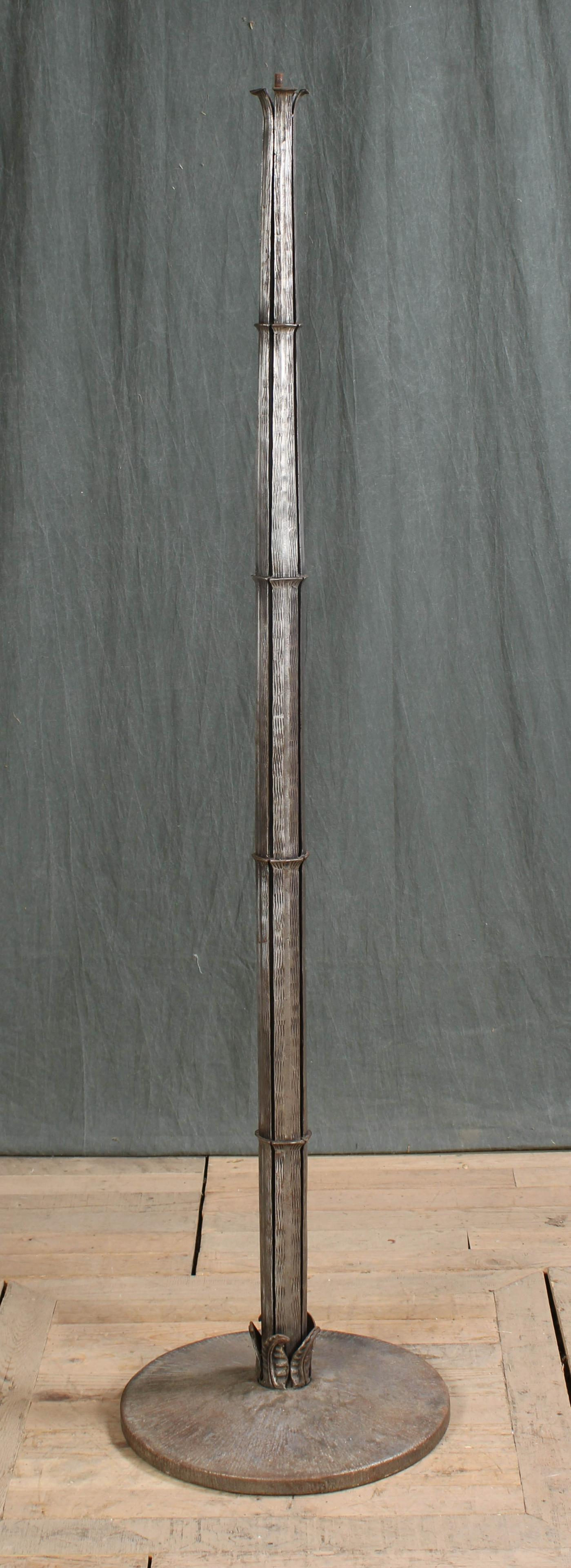 French Art Deco Fer Forge Lamp (1 of 5)