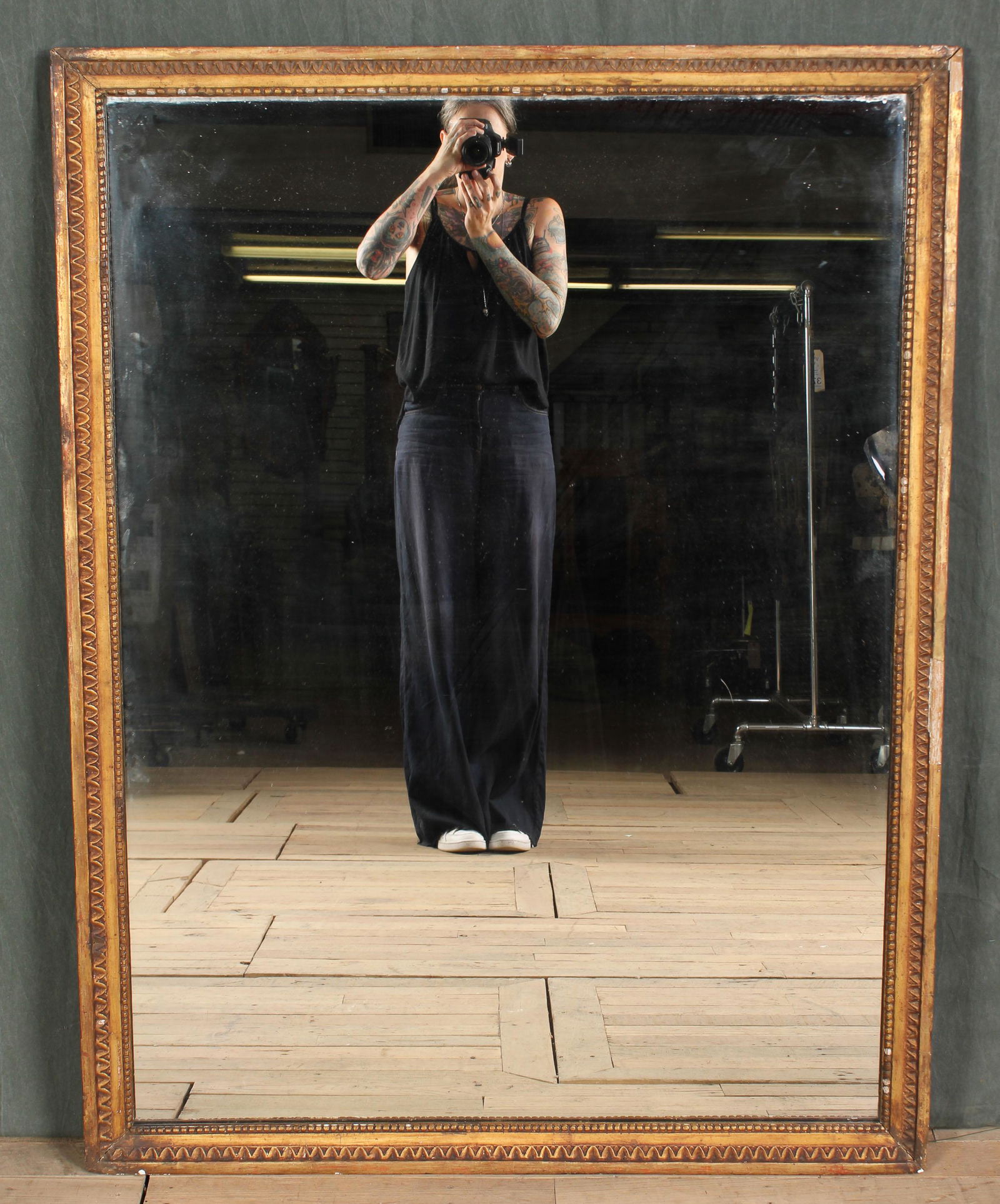 19th C French Gilded Frame Mirror (1 of 6)