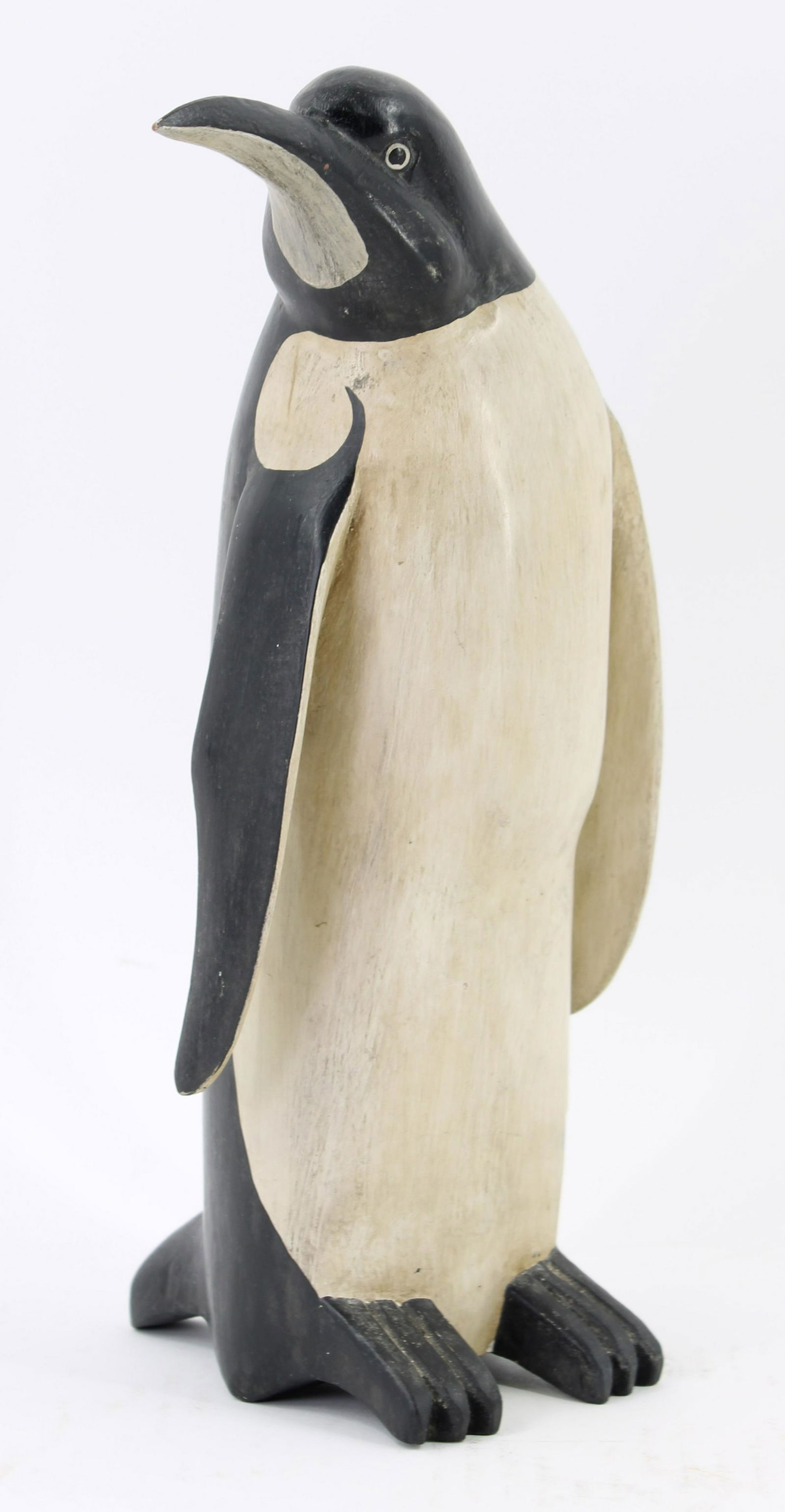 Folk Art Carved Wood Penguin (1 of 6)