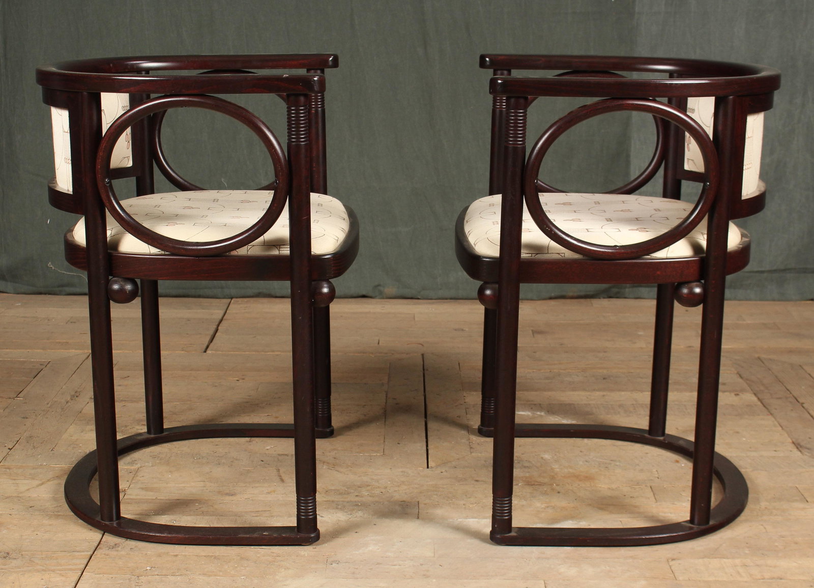 Wittmann- Hoffmann Fledermaus Cabaret Chairs (1 of 10)