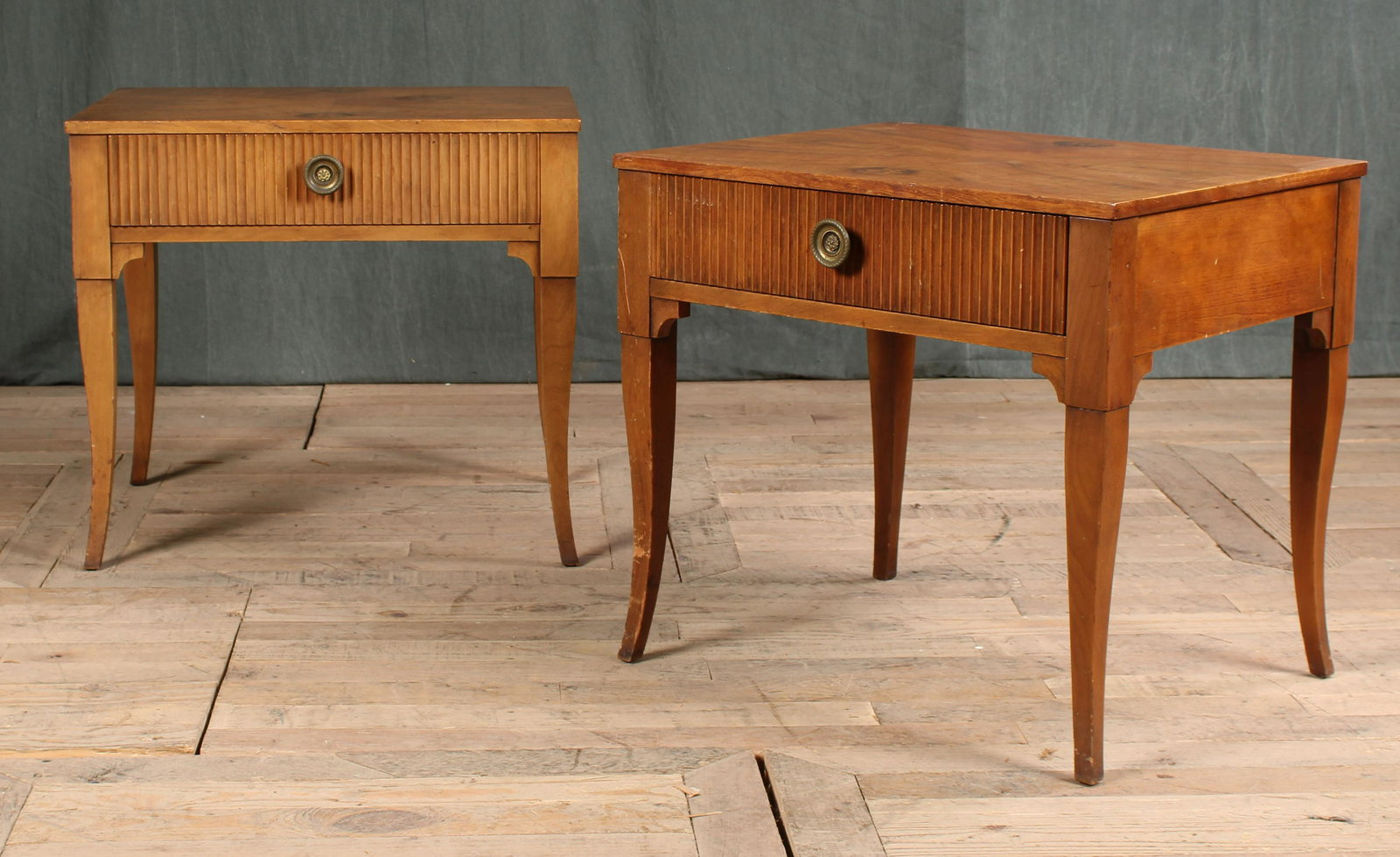 Pair Baker Labeled Side Tables (1 of 9)