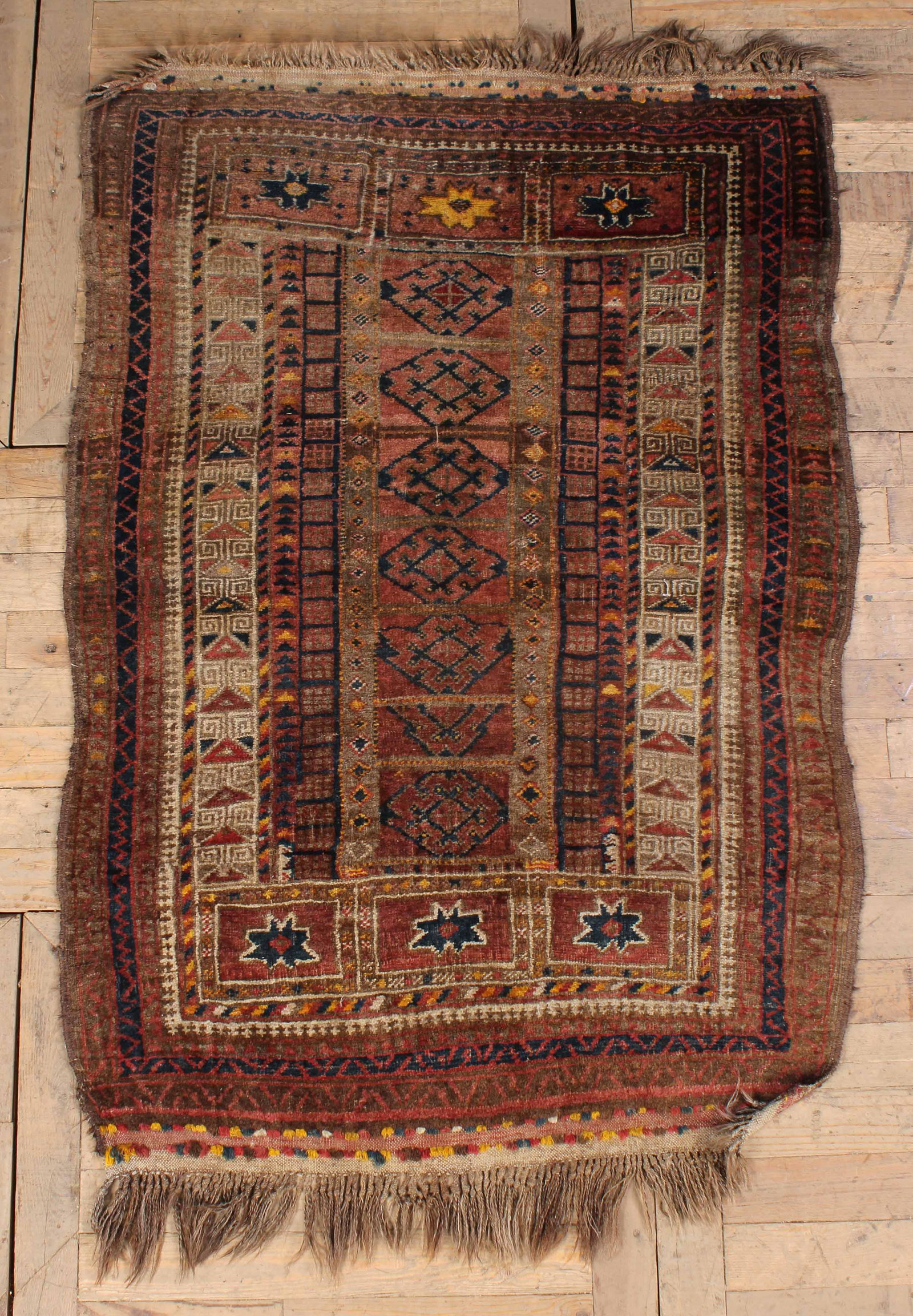 Caucasian Rug: Caucasian Rug. Natural Dyes.