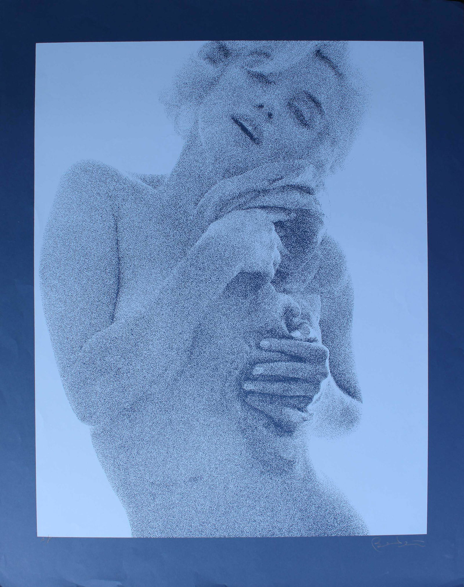 Bert Stern, Marilyn Monroe, Blue on Blue, Poster (1 of 3)