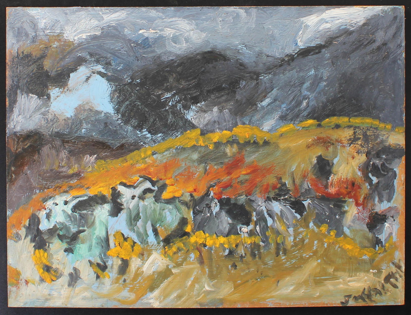 Justin McCarthy, Frontier Landscape Painting (1 of 4)